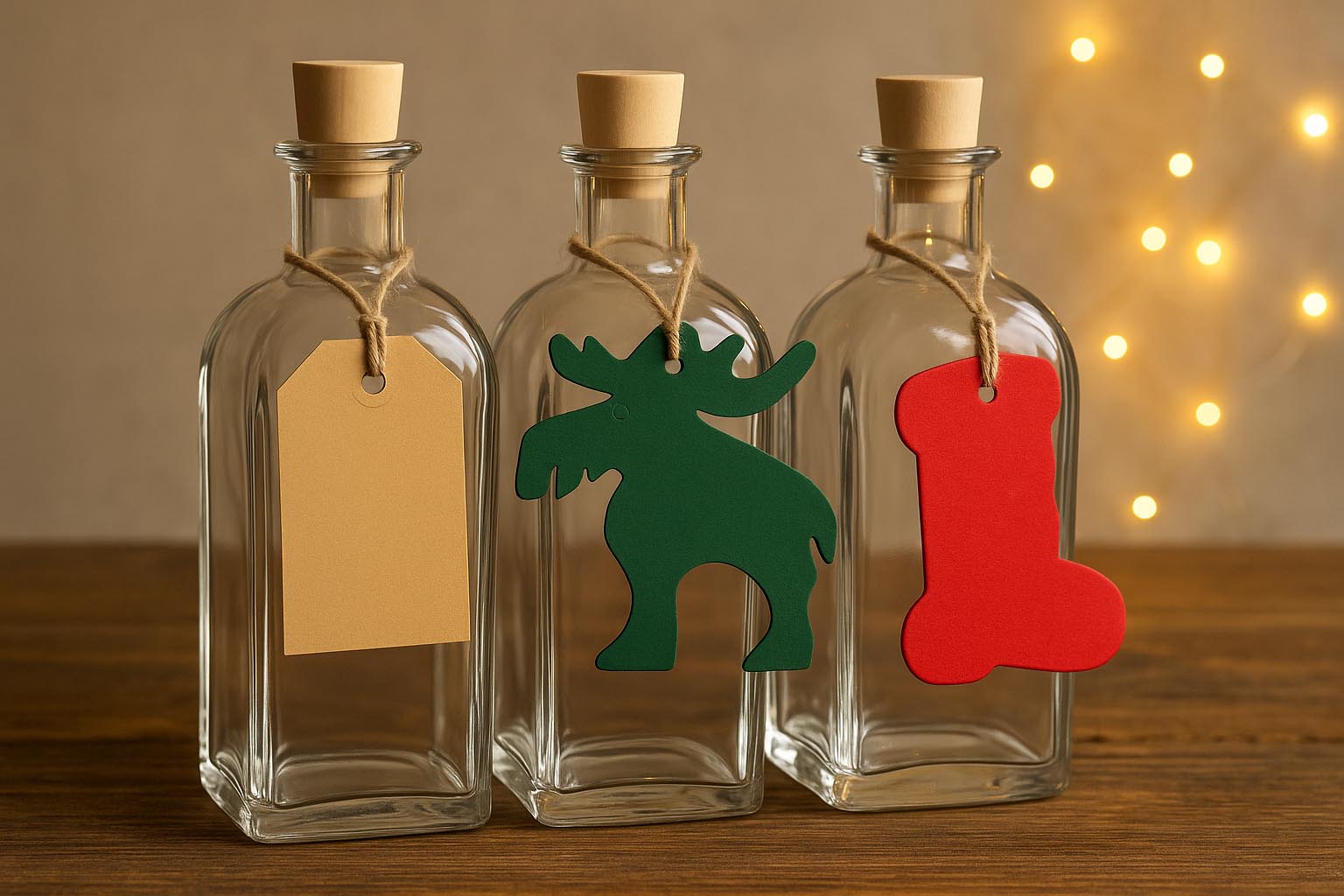 Závesná etiketa obdĺžniková, hnedá Závesná etiketa obdĺžniková, hnedá