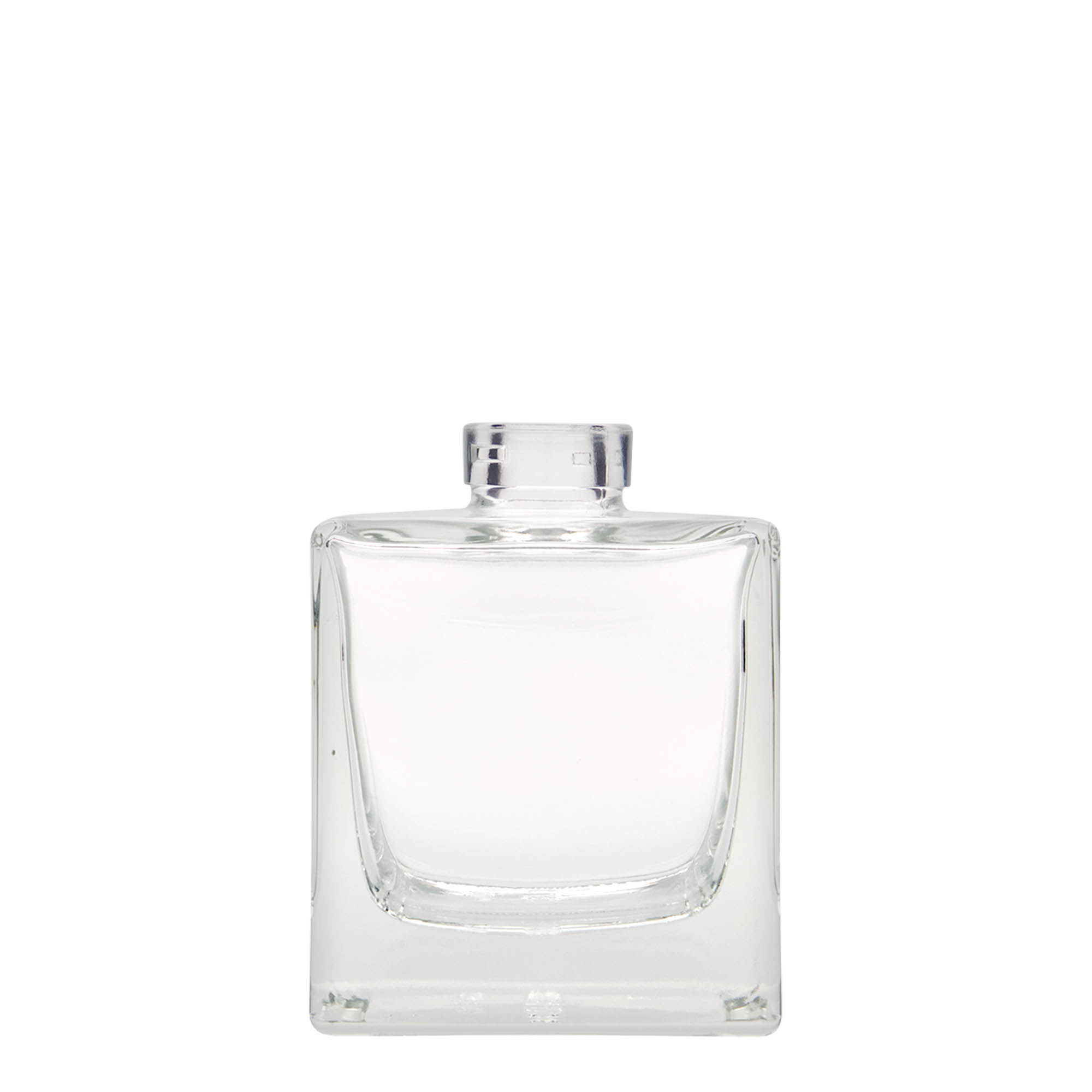 200 ml sklenená fľaša 'Cube', štvorcová, hrdlo: korok 200 ml sklenená fľaša 'Cube', štvorcová, hrdlo: korok