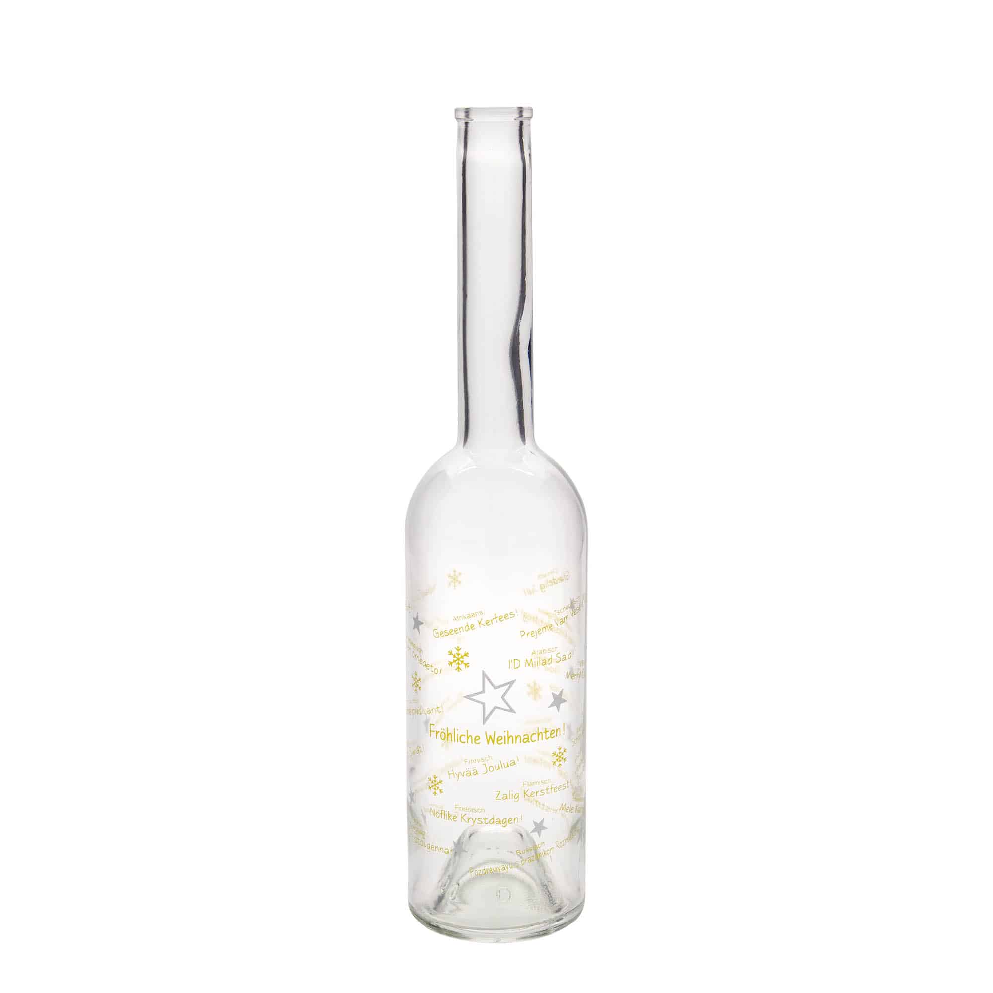 500 ml sklená fľaša „Opera“, motív: Vianoce vo svete, hrdlo: korok 500 ml sklená fľaša „Opera“, motív: Vianoce vo svete, hrdlo: korok