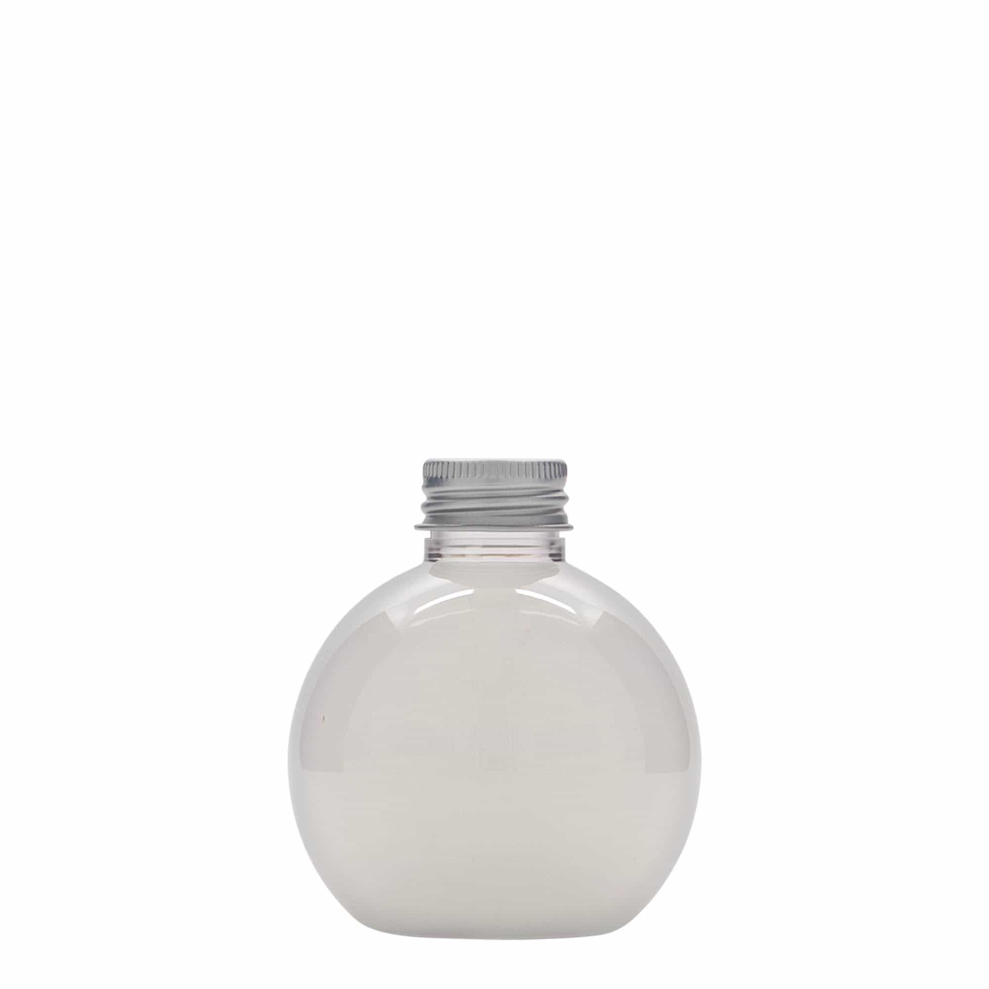 150 ml PET fľaša „Perry“, okrúhla, plast, hrdlo: GPI 24/410