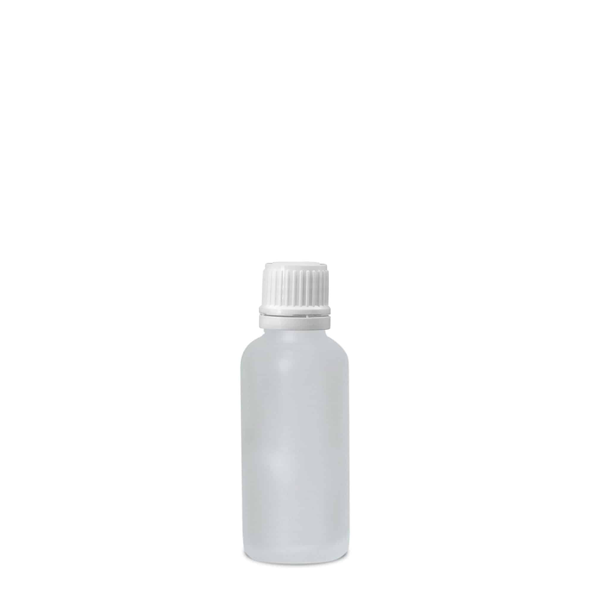 30 ml liekovka, sklo, hnedá matná, hrdlo: DIN 18