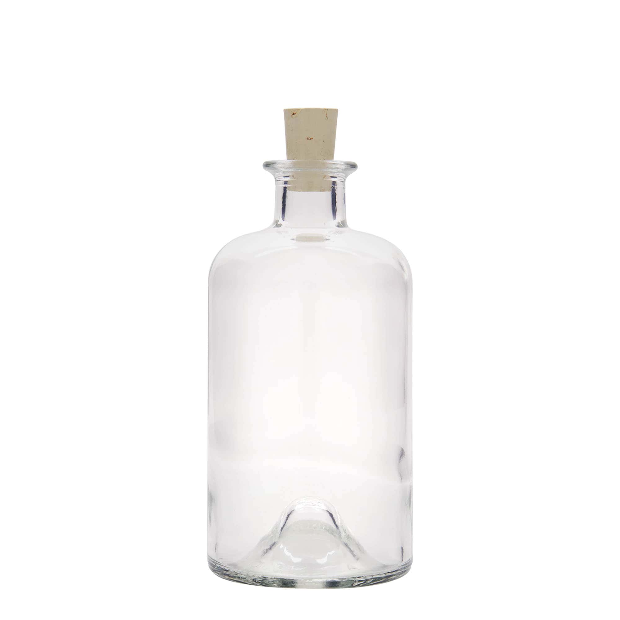 500 ml sklená fľaša lekárnická „Doktor“, hrdlo: korok
