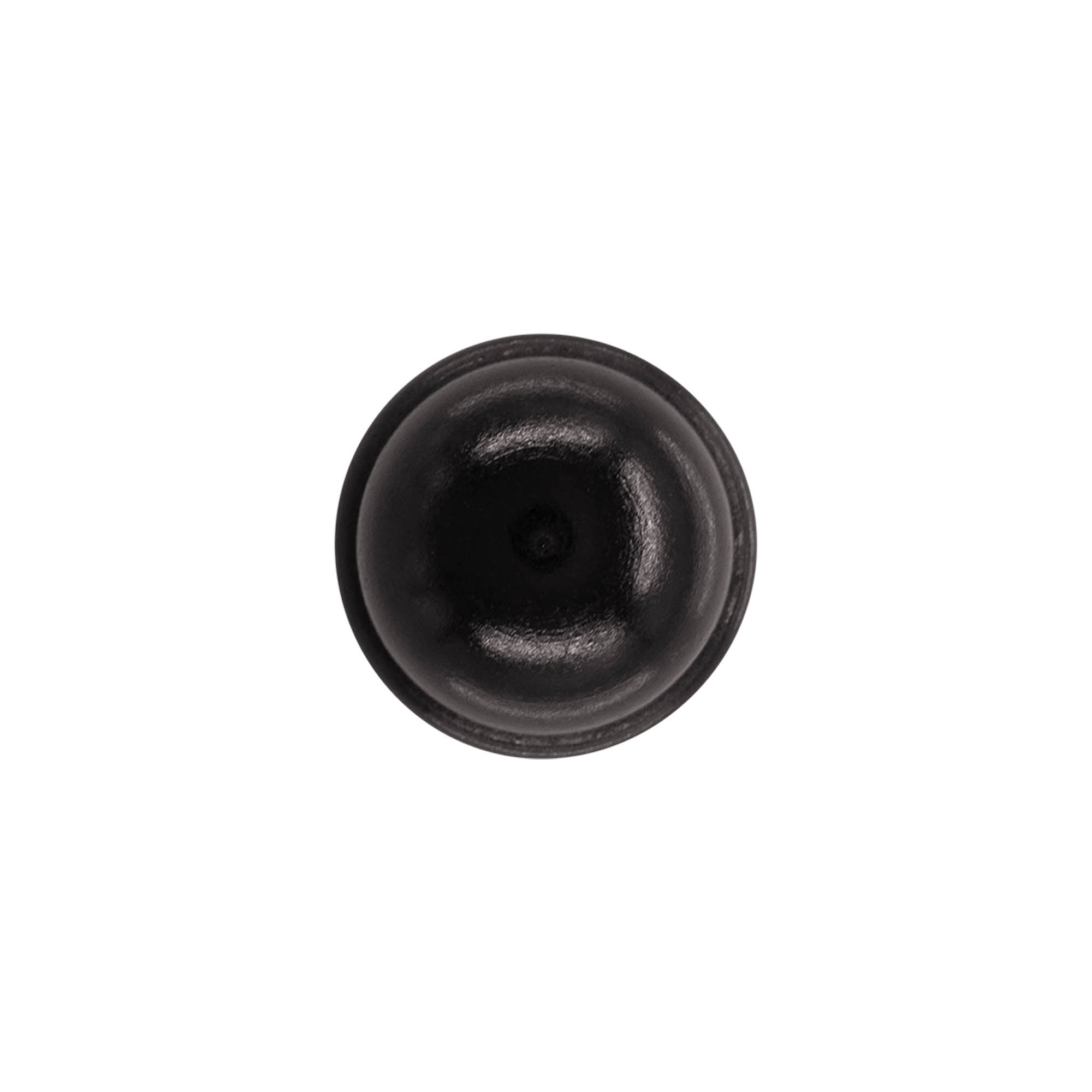 Rukoväť korku 19 mm "Melón", drevo/PE, čierna, pre hrdlo: korok Rukoväť korku 19 mm "Melón", drevo/PE, čierna, pre hrdlo: korok