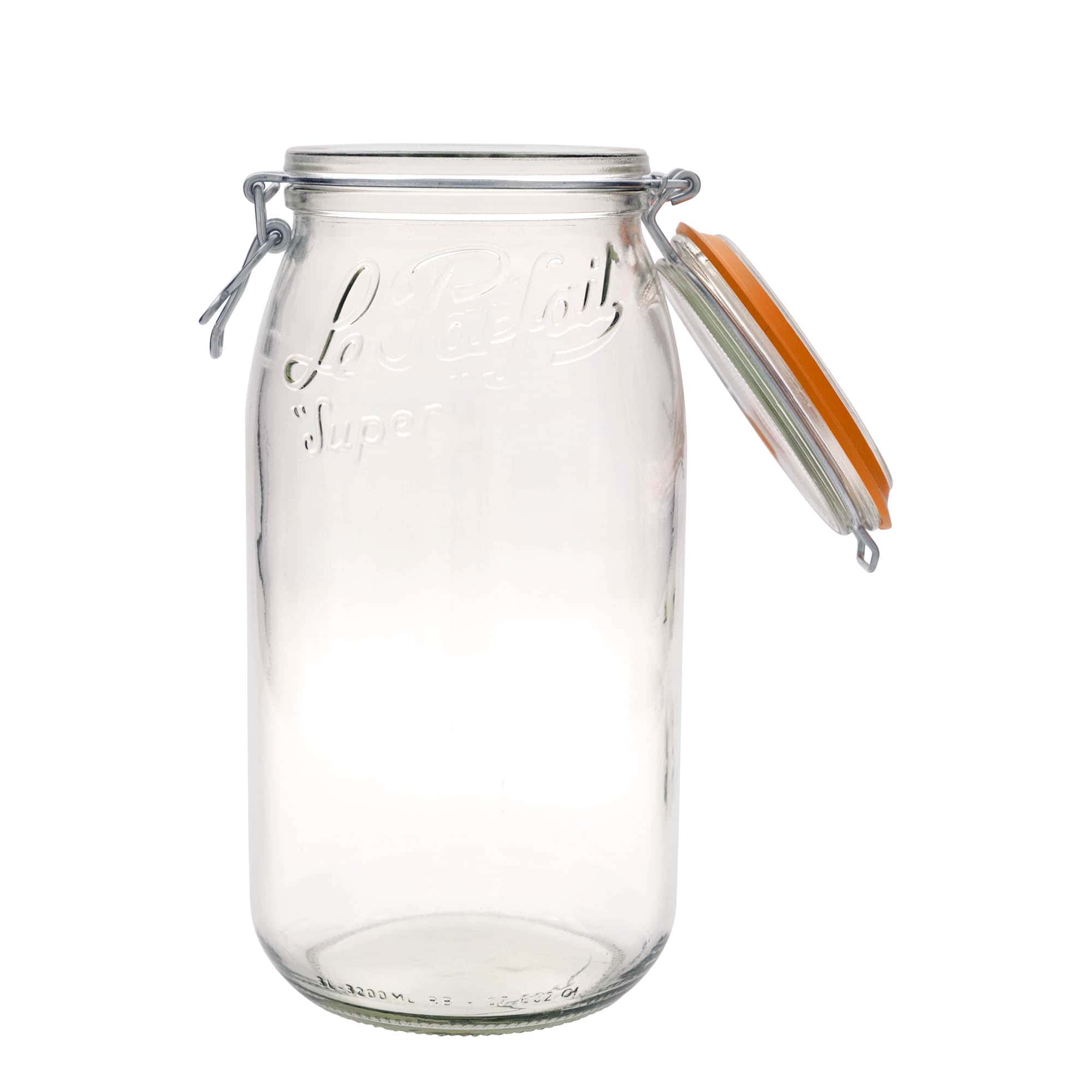 3 000 ml pohár so strmeňovým uzáverom „Le Parfait Super Bocal“, hrdlo: strmeňový uzáver