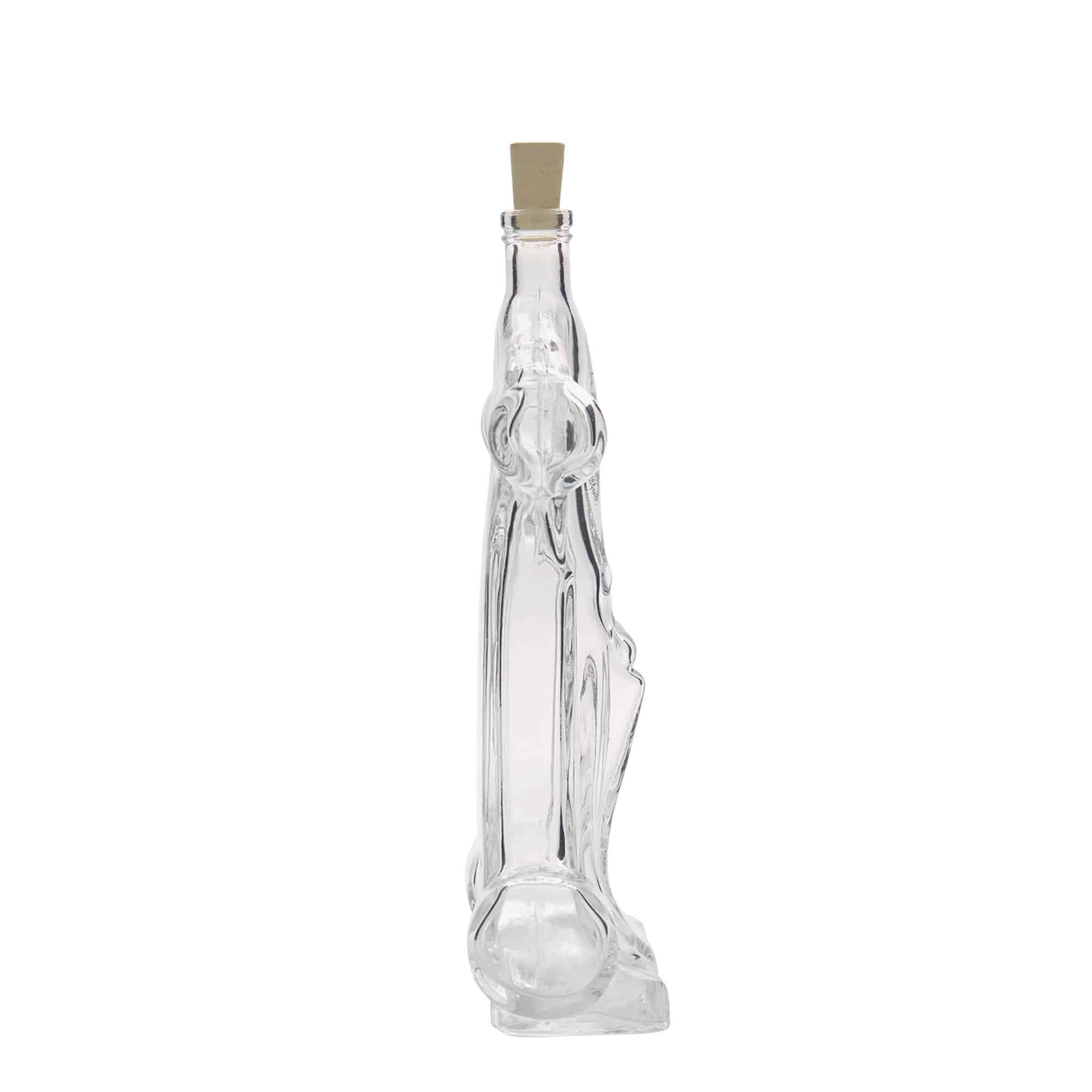 200 ml sklená fľaša „Pretekárske auto“, hrdlo: korok