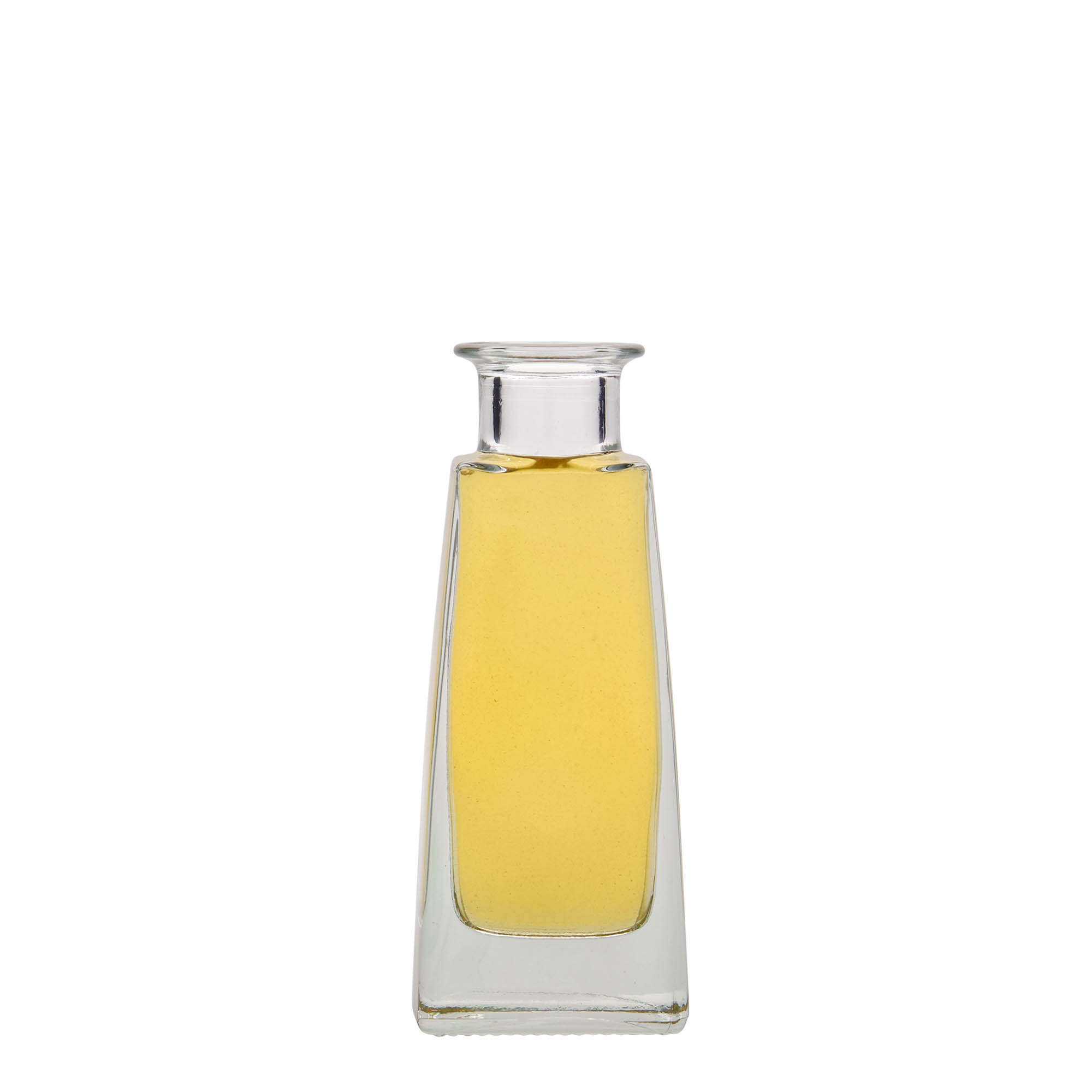 100 ml sklenená fľaša 'Timmy', obdĺžniková, hrdlo: korok