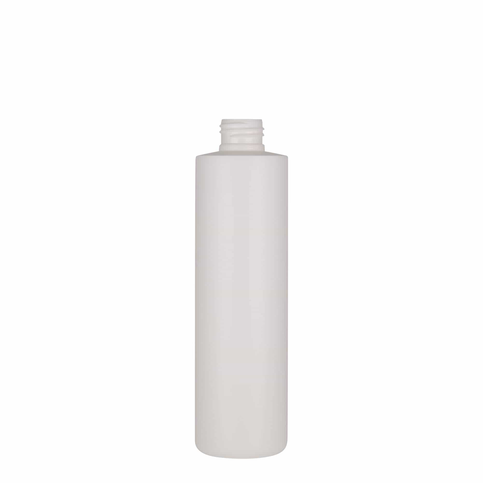 250 ml plastová fľaša „Pípa“, Green HDPE, biela farba, hrdlo: GPI 24/410