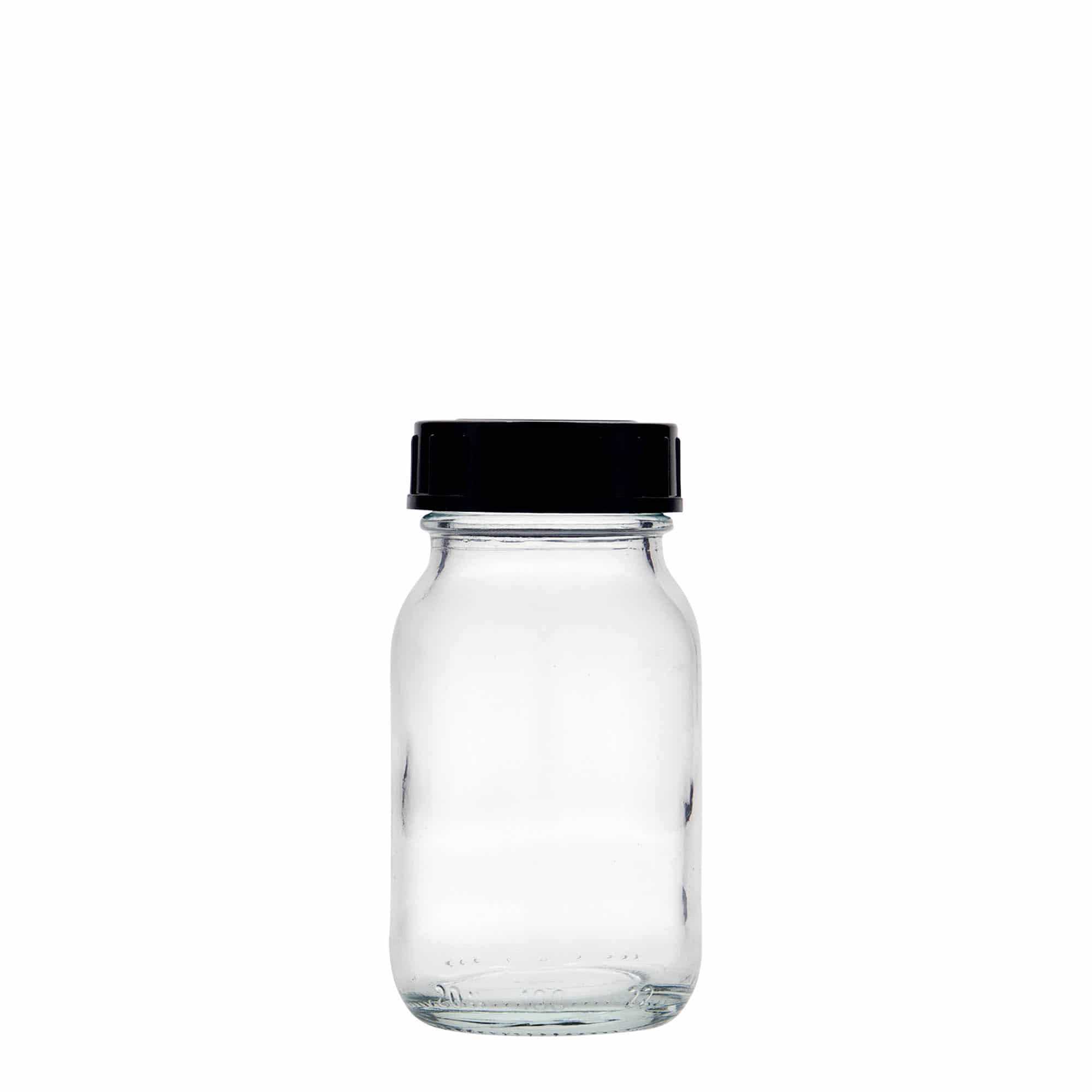 100 ml pohár so širokým hrdlom, hrdlo: DIN 40