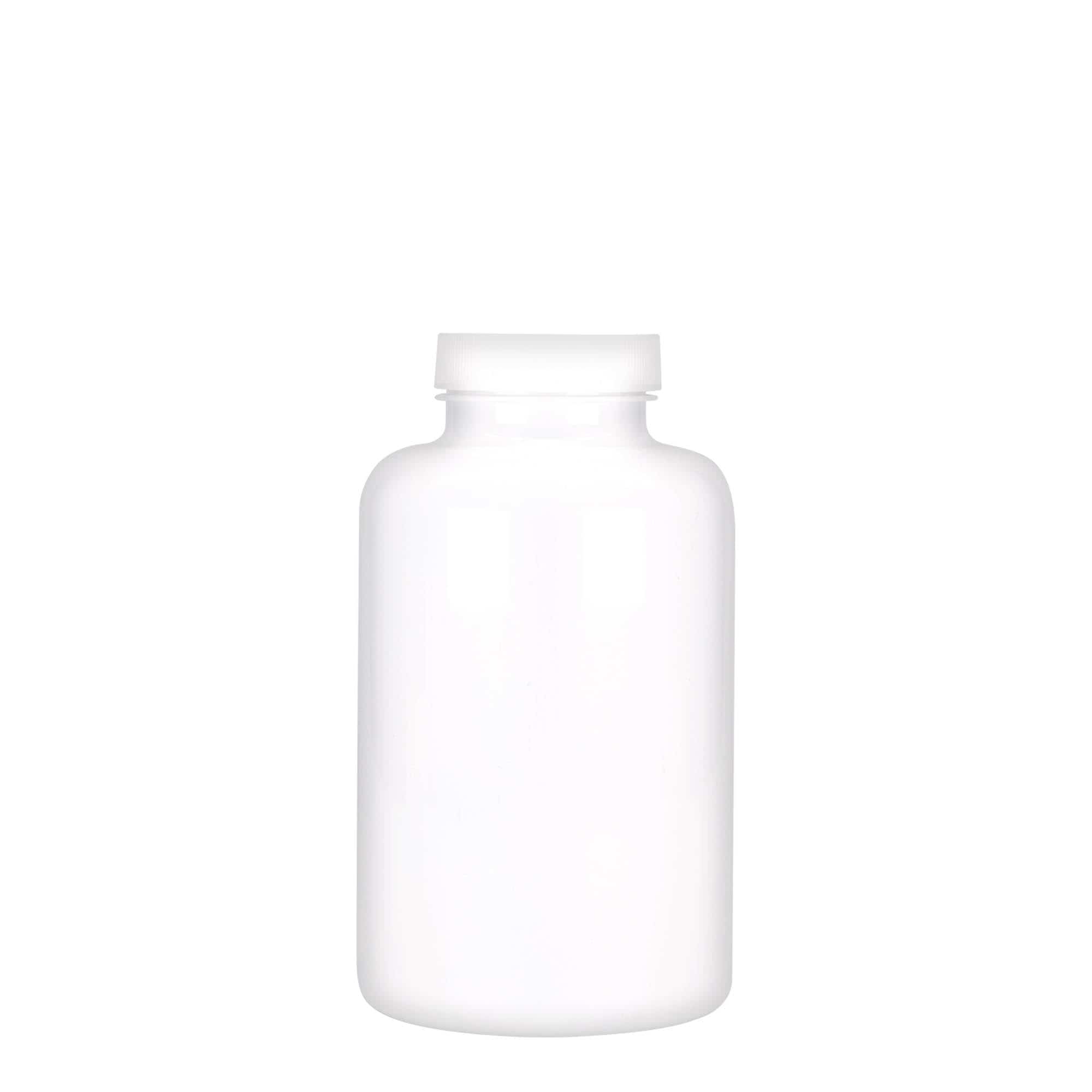 500 ml PET Packer, plast, biela farba, hrdlo: GPI 45/400