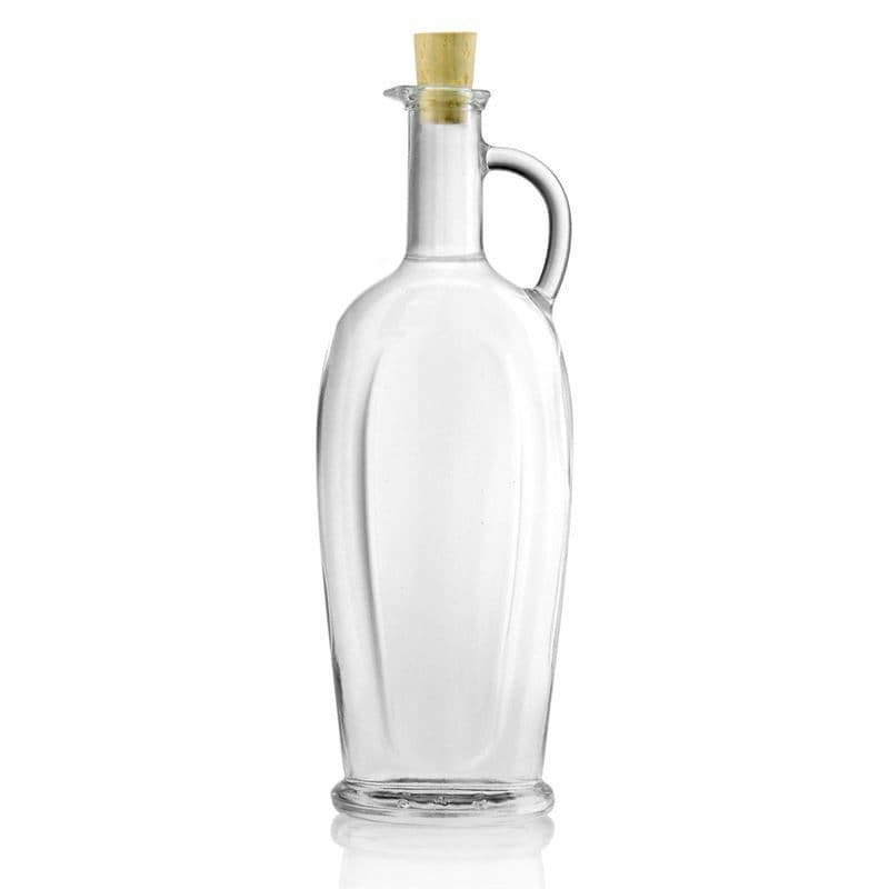 500 ml sklená fľaša „Eleganta“, oválna, hrdlo: korok 500 ml sklená fľaša „Eleganta“, oválna, hrdlo: korok