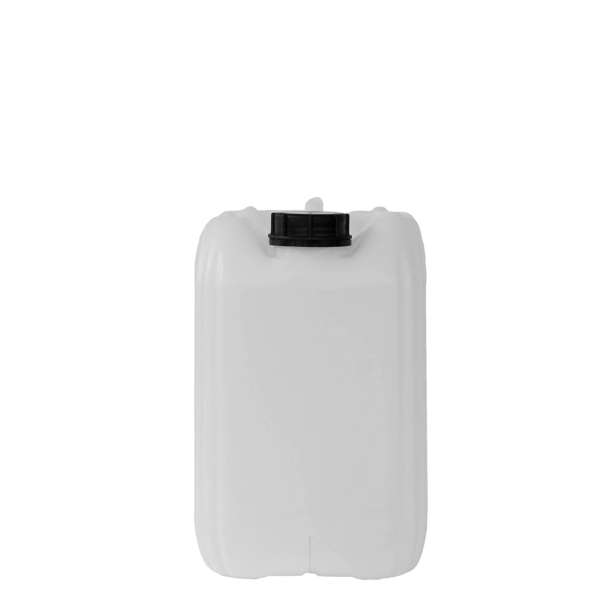 10 l kanister, obdĺžnikový, HDPE plast, prírodný, hrdlo: ND 55 10 l kanister, obdĺžnikový, HDPE plast, prírodný, hrdlo: ND 55