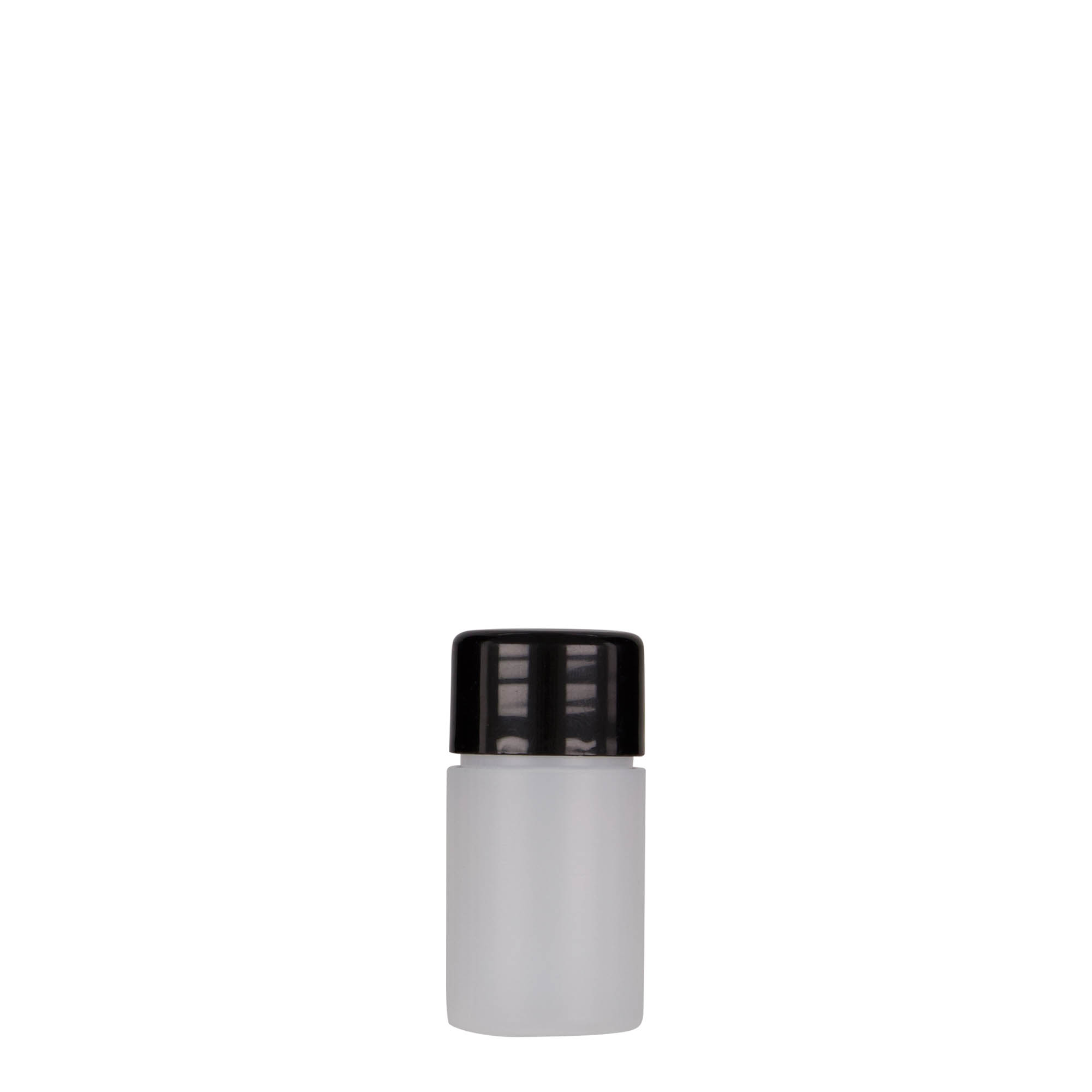 15 ml plastová fľaša 'Tuffy', HDPE, prírodná, hrdlo: 24/410