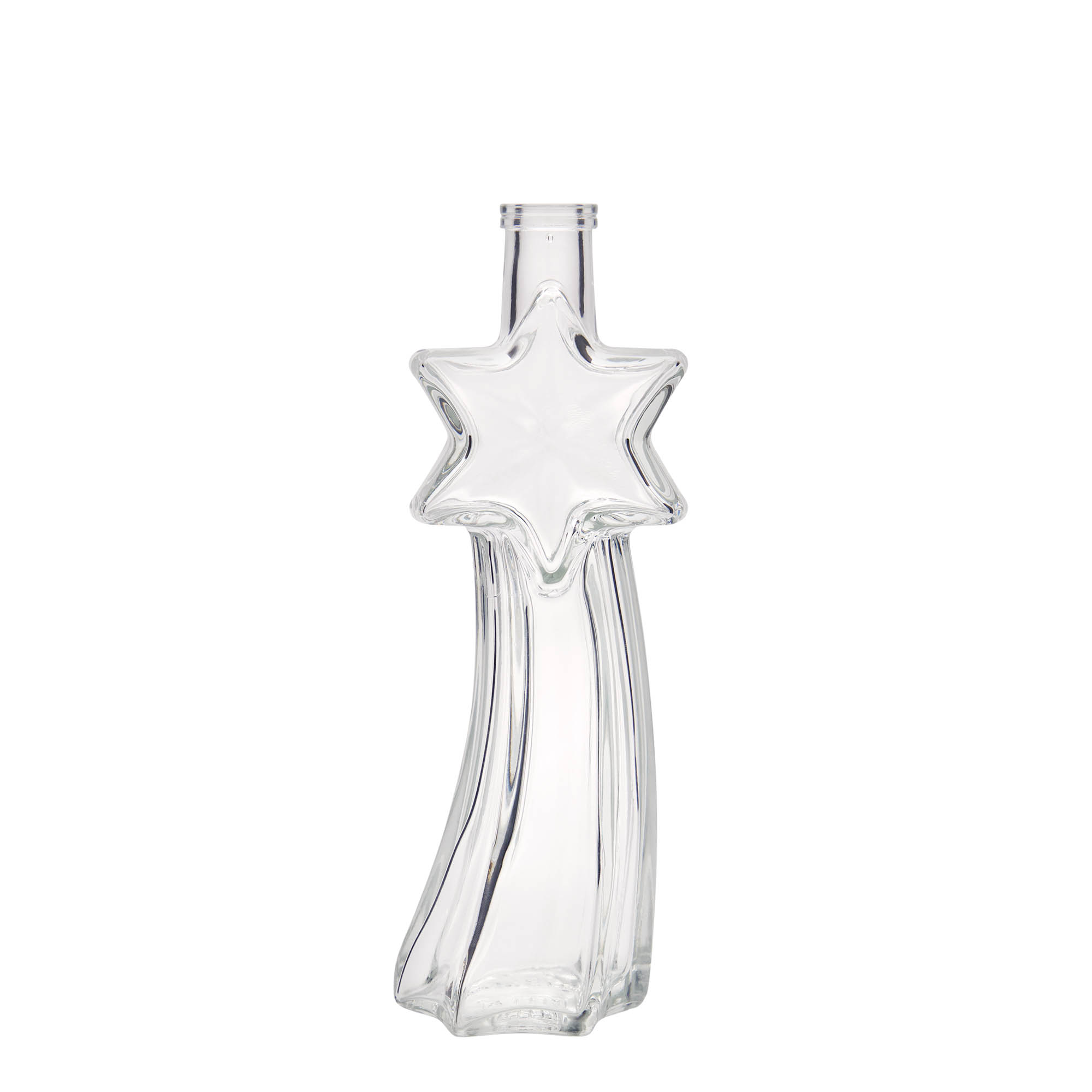 200 ml sklenená fľaša 'Sternschnuppe', hrdlo: korok 200 ml sklenená fľaša 'Sternschnuppe', hrdlo: korok