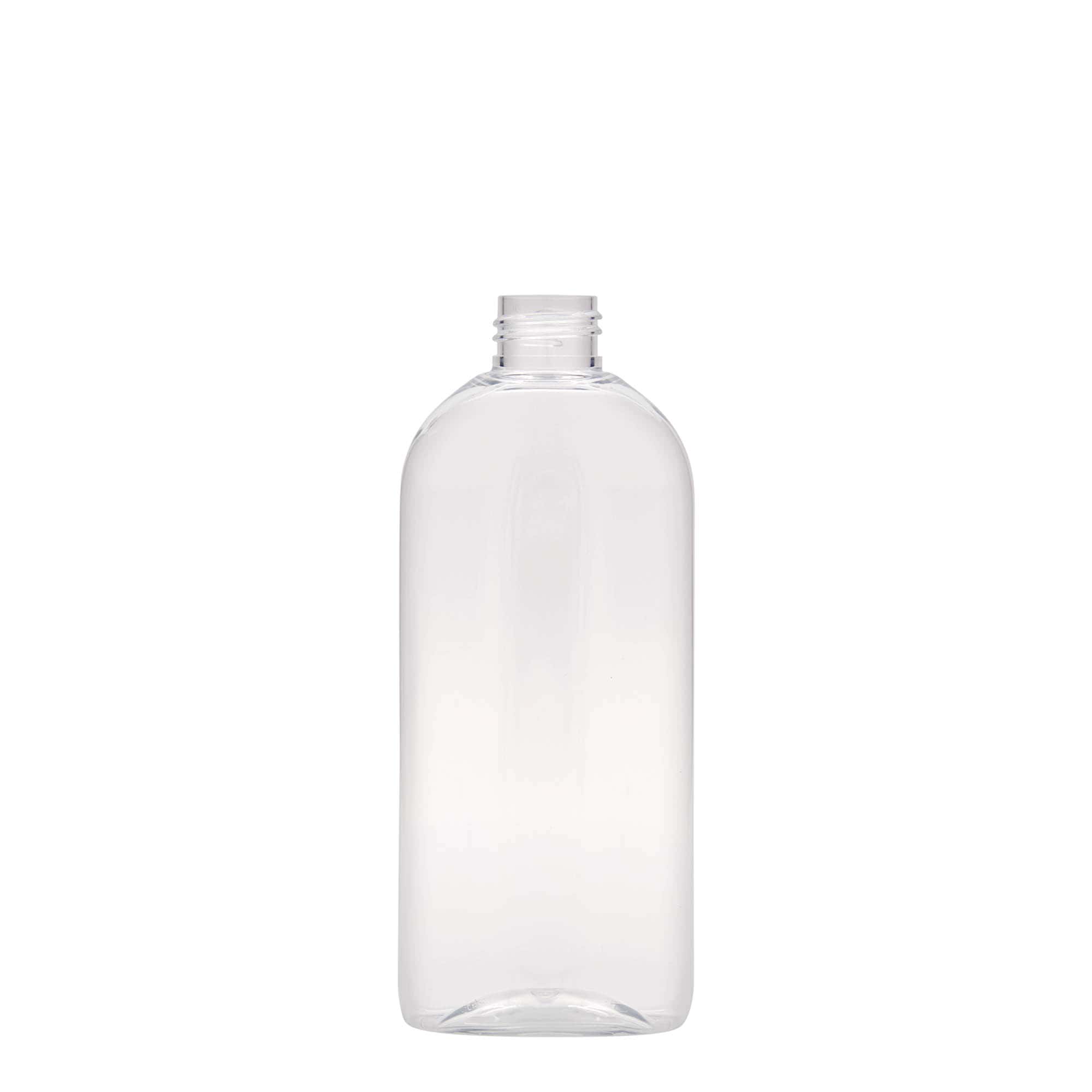 250 ml PET fľaša 'Iris', oválna, plast, hrdlo: 24/410