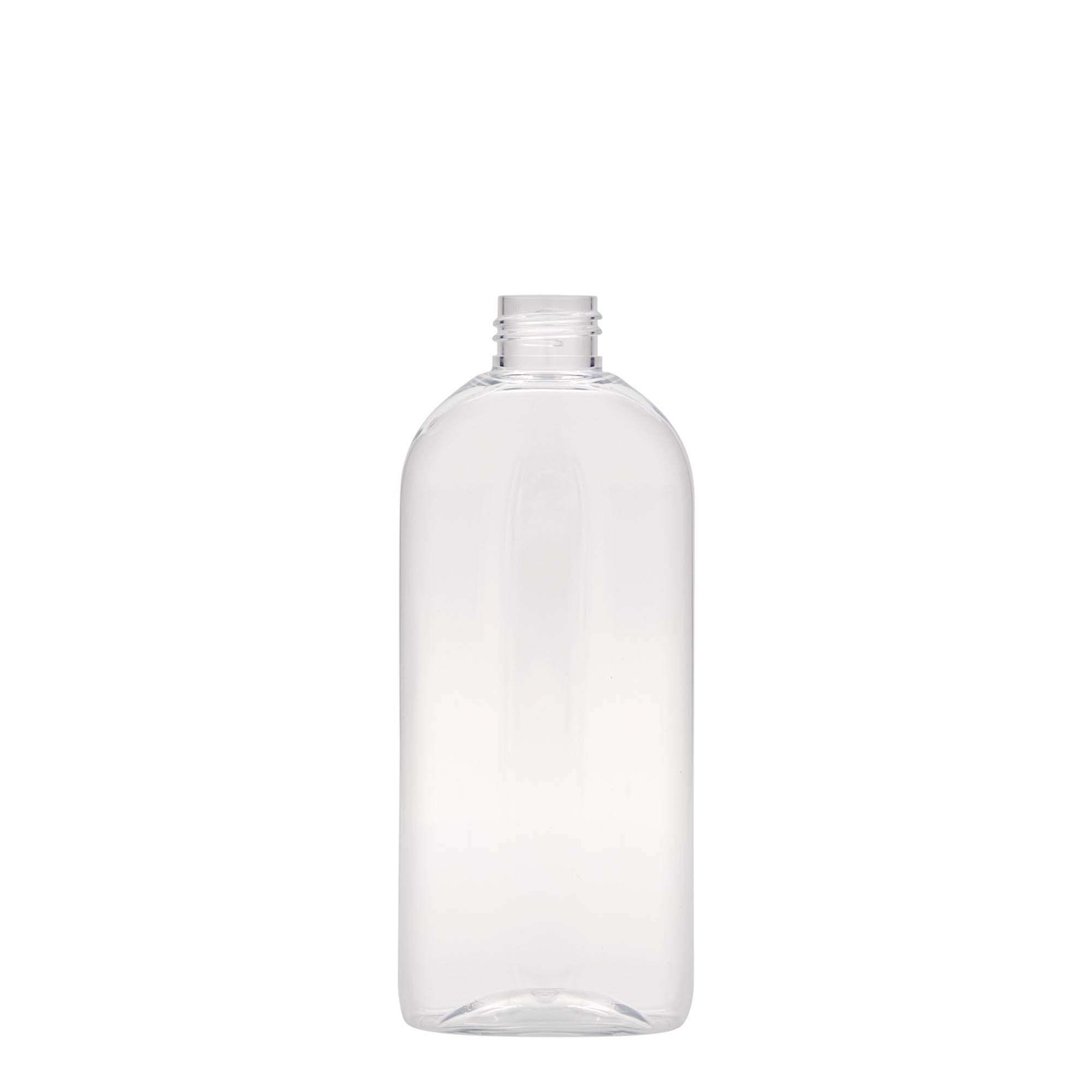 250 ml PET fľaša 'Iris', oválna, plast, hrdlo: 24/410