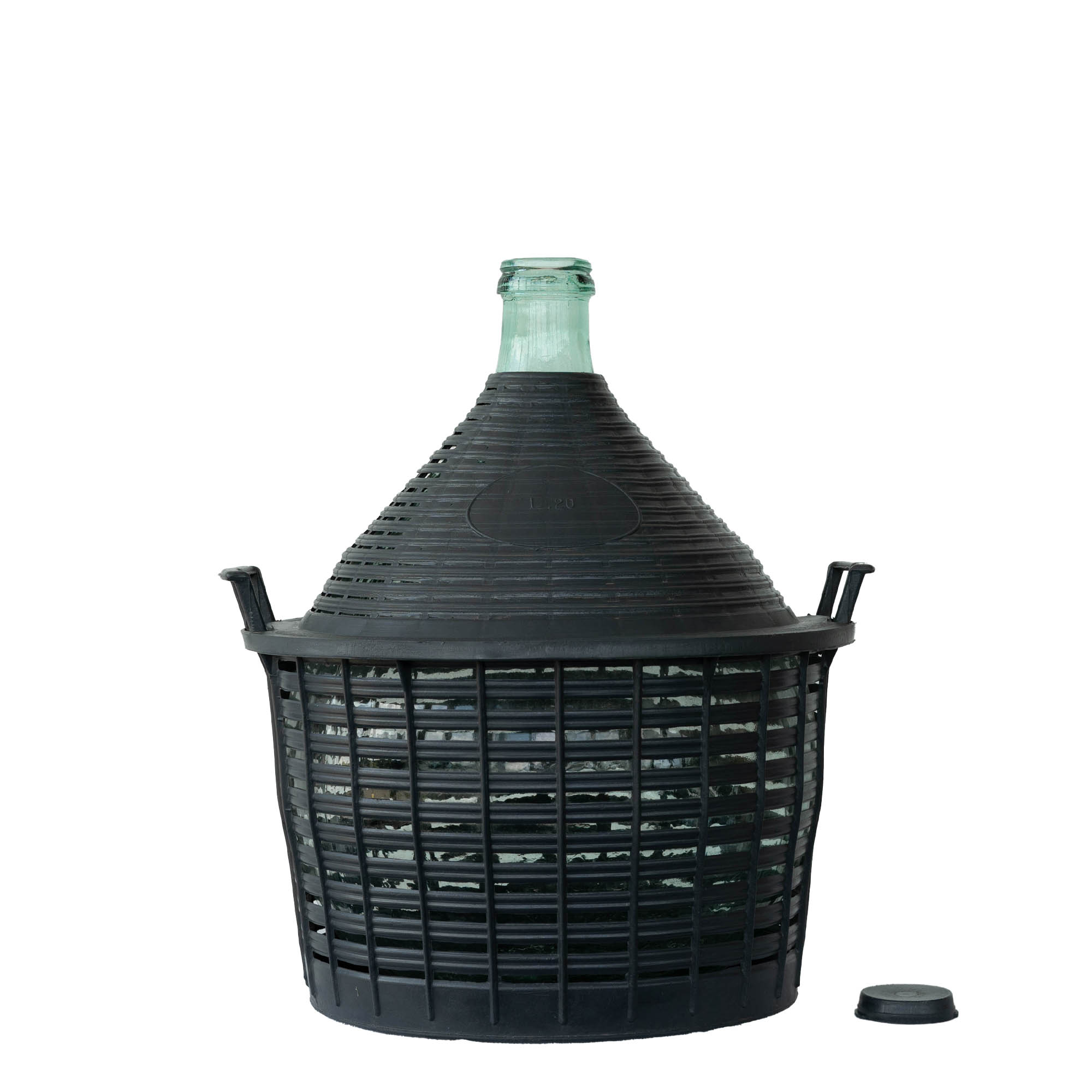 20 l balónová fľaša s úzkym hrdlom, sklo, otvor: nasadzovacia krytka 20 l balónová fľaša s úzkym hrdlom, sklo, otvor: nasadzovacia krytka