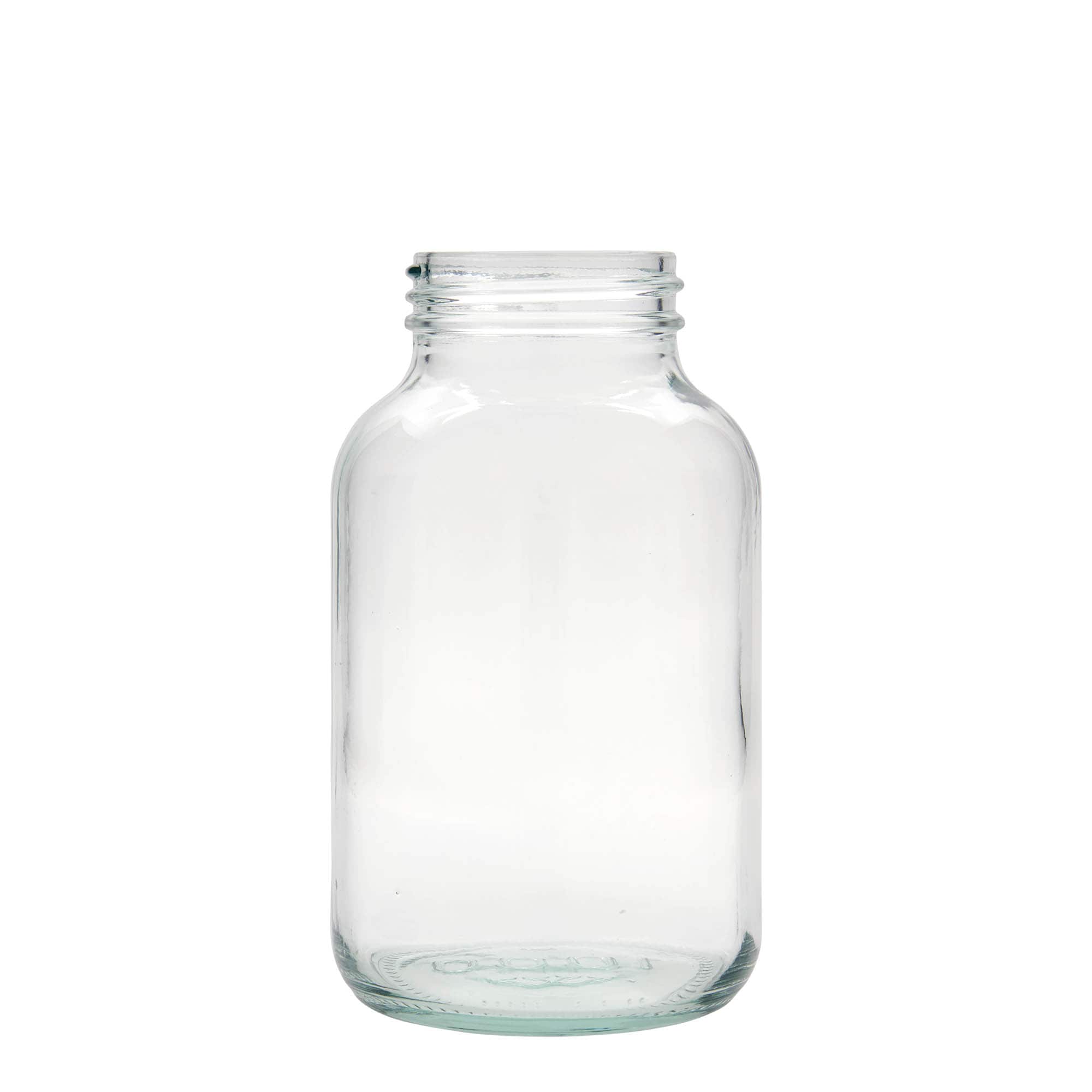 1 000 ml širokohrdlá fľaša, hrdlo: DIN 68