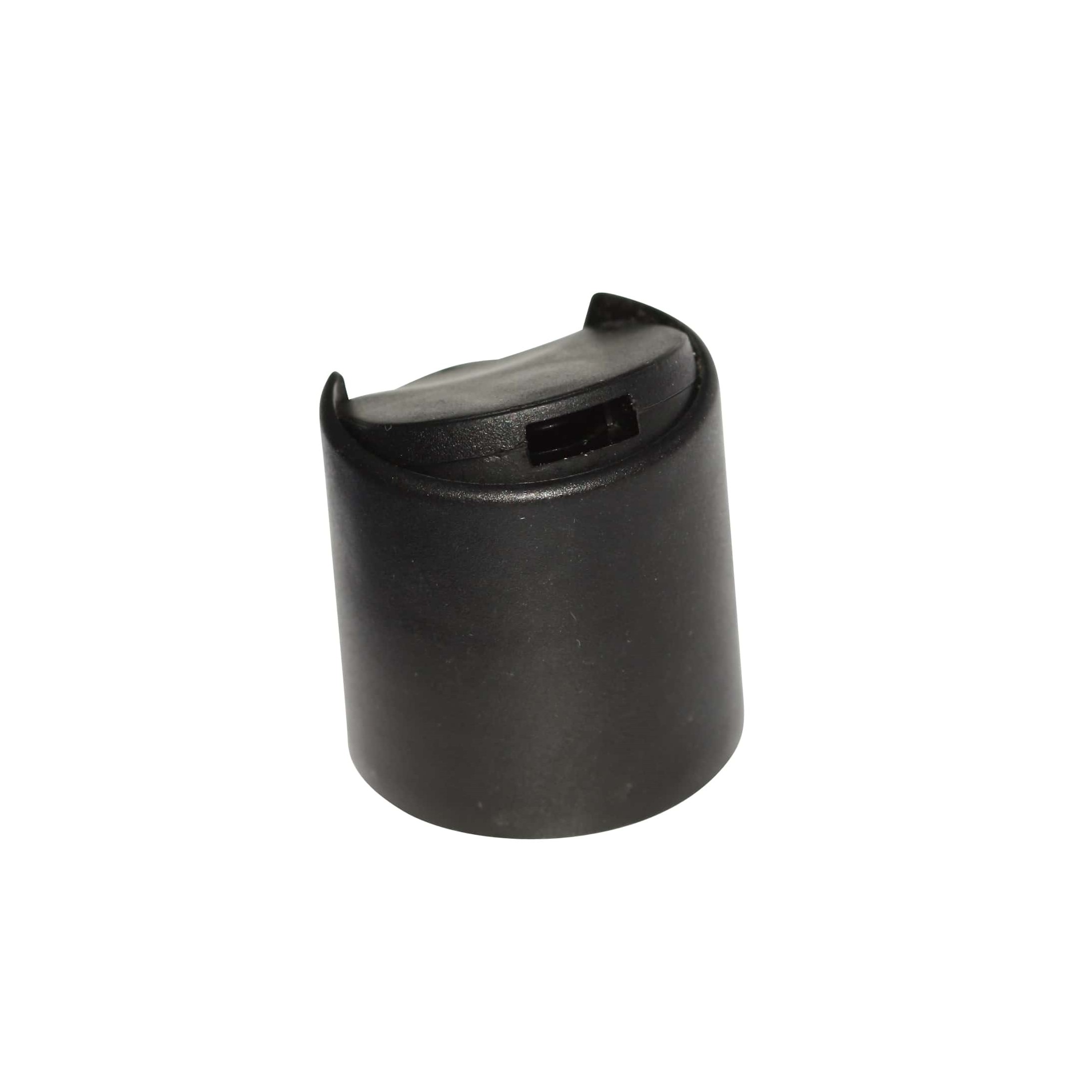 Zátka so závitom Disc Top, plast PP, čierna, pre hrdlo: 24/410