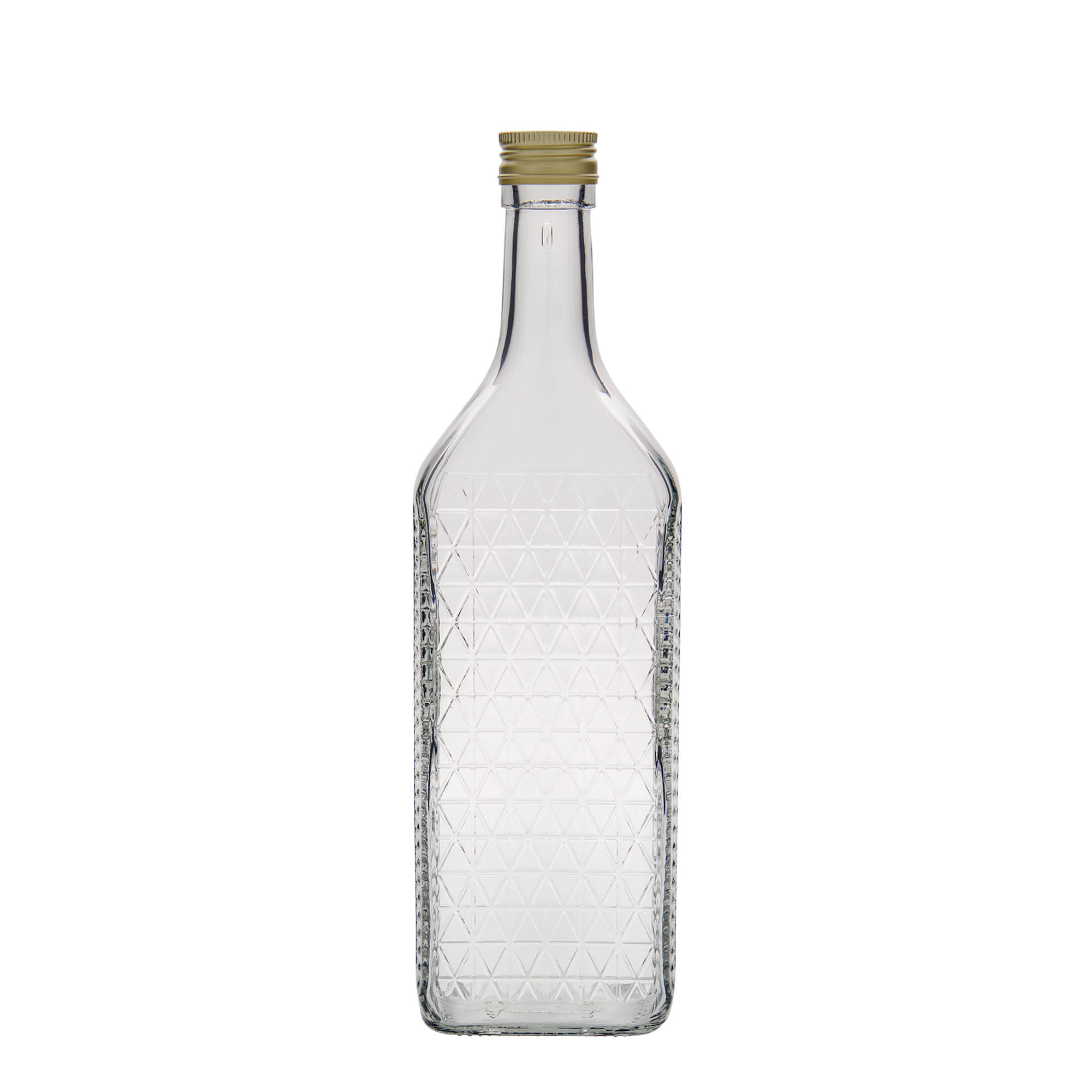 700 ml sklenená fľaša 'Caruso', obdĺžniková, hrdlo: PP 31,5