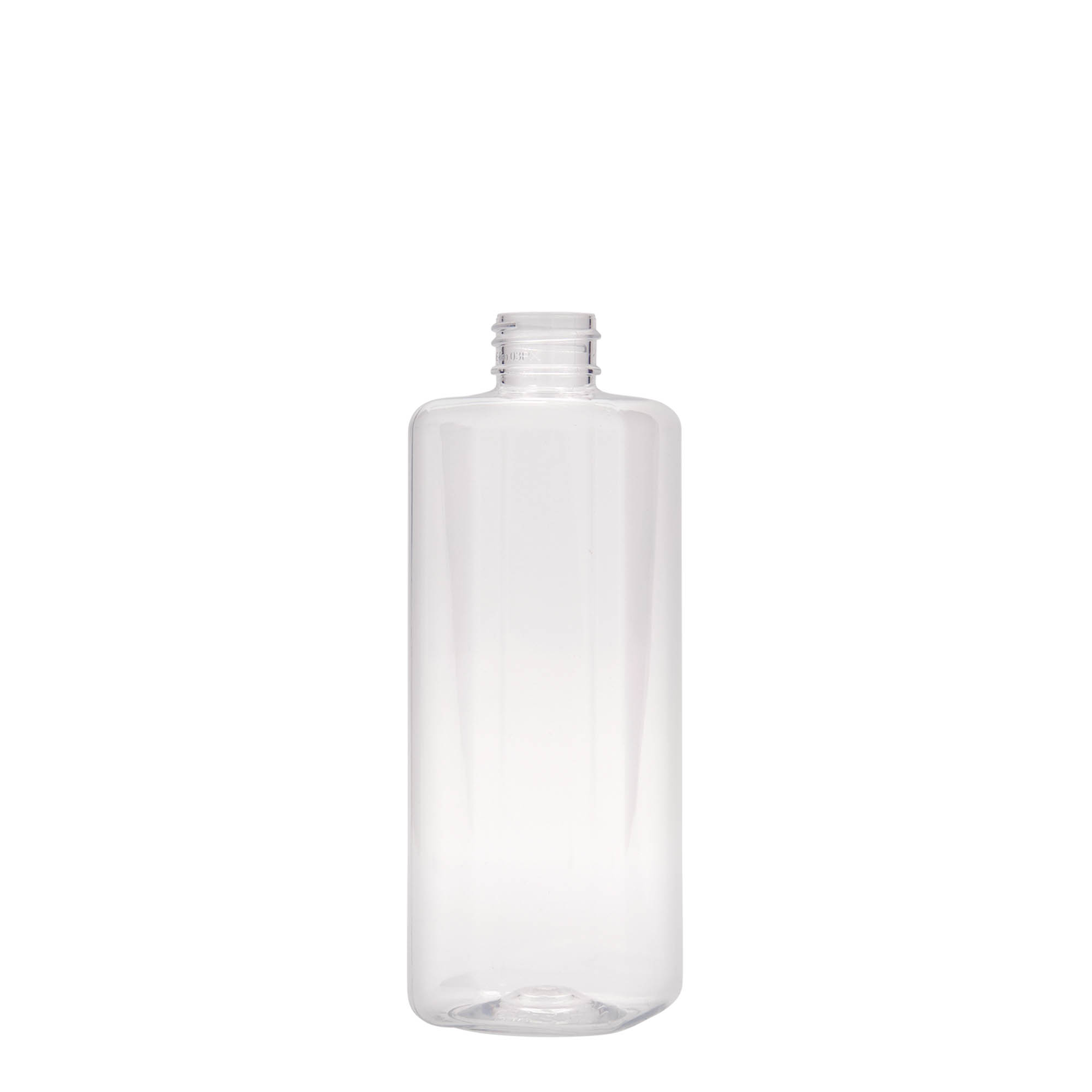 300 ml PET fľaša 'Karl', štvorcová, plastová, hrdlo: 24/410