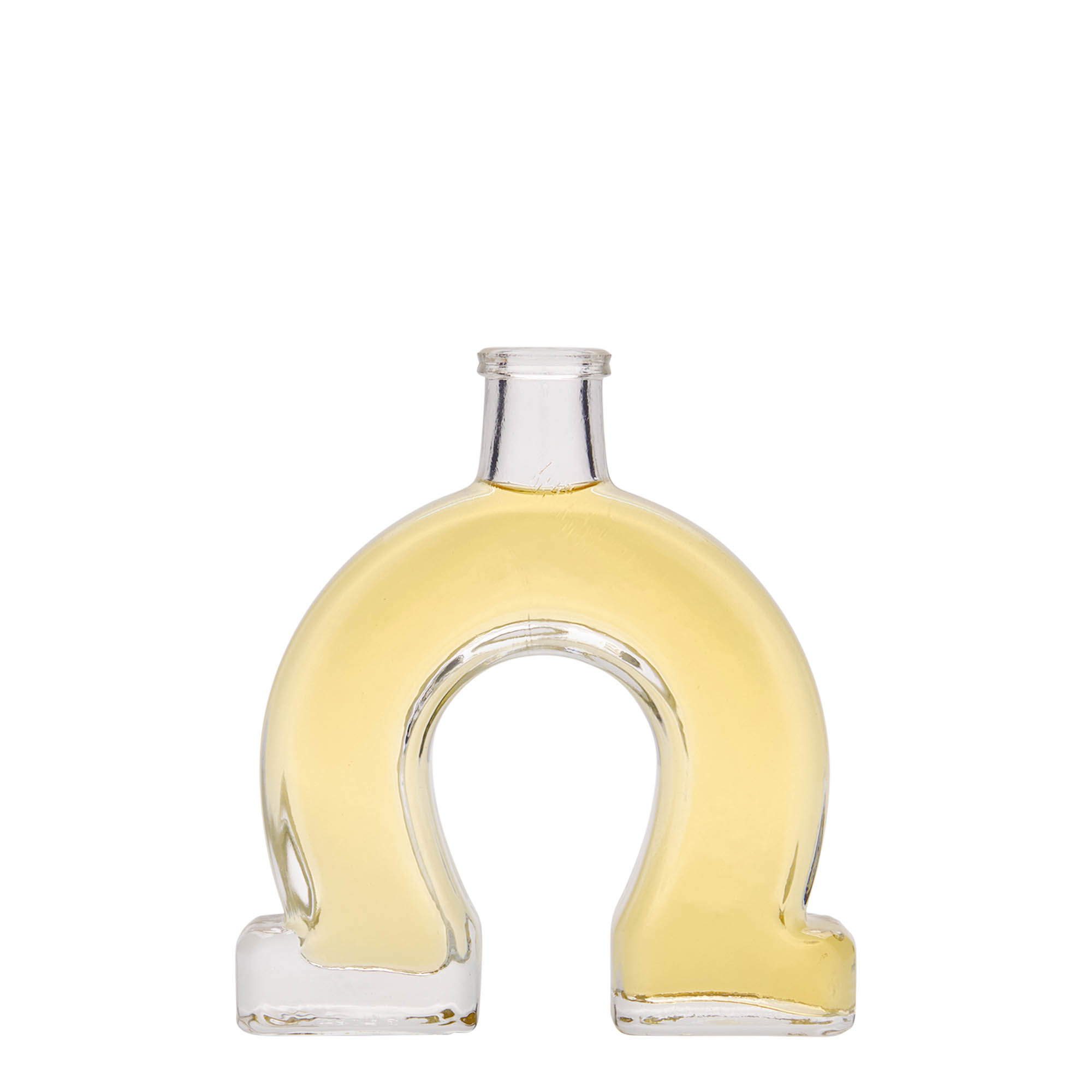 100 ml sklená fľaša „Podkova“, hrdlo: korok
