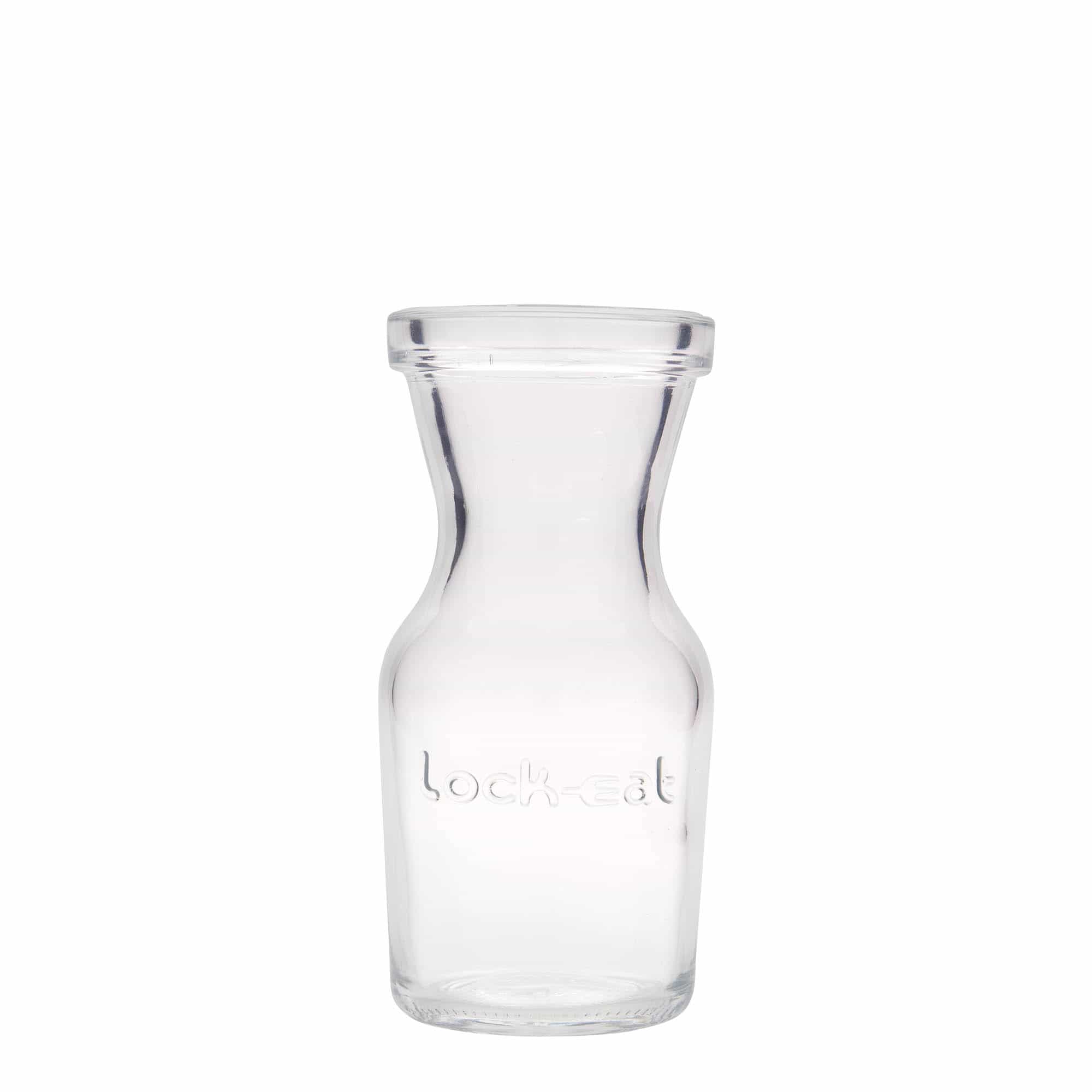 250 ml sklená karafa „Lock-Eat“, hrdlo: strmeňový uzáver