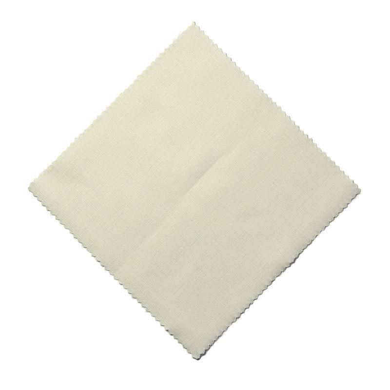 Textilné dečky 15 x 15, štvorcové, textil, krémová farba, hrdlo:TO58-TO82