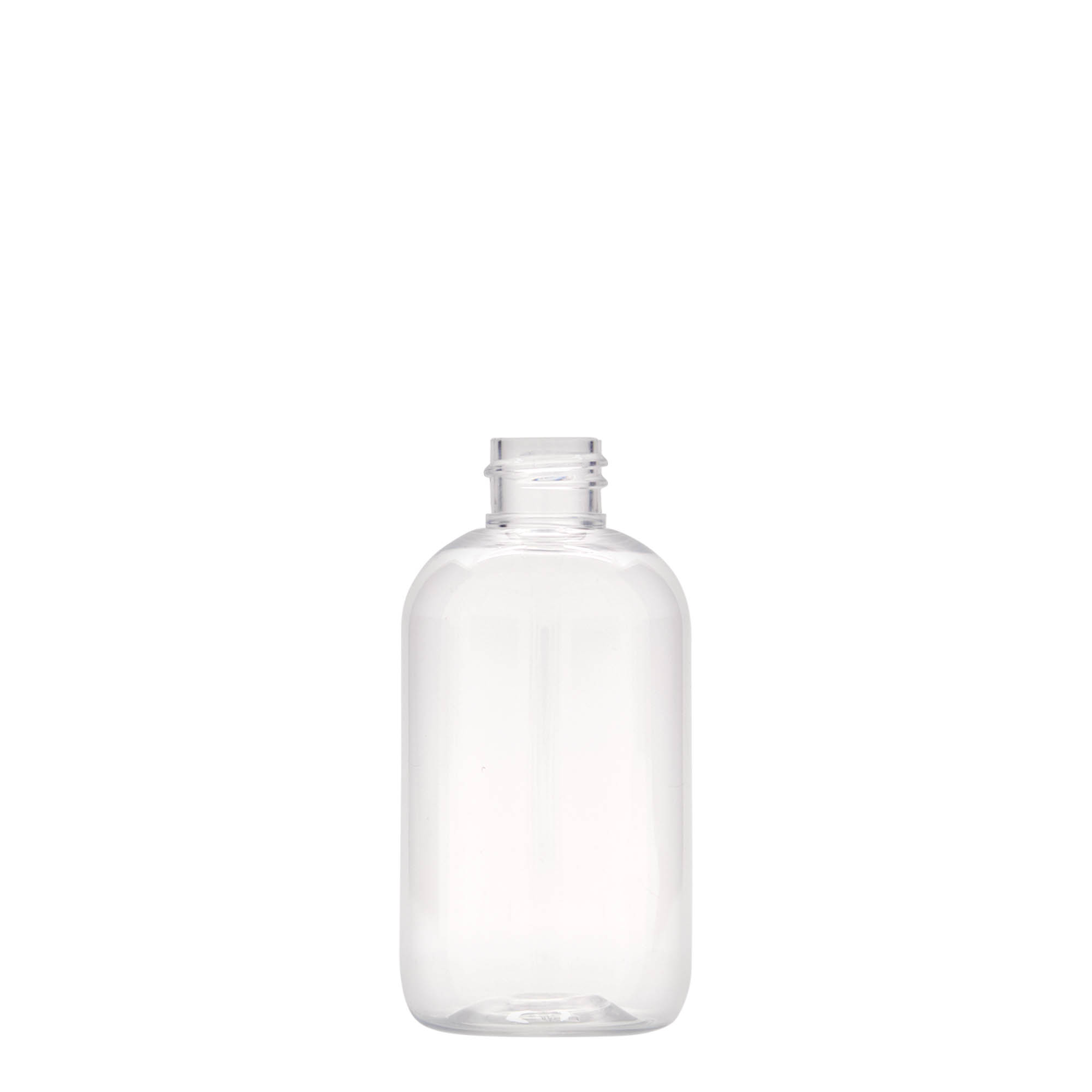 100 ml PET fľaša 'Boston', plast, hrdlo: 20/410 100 ml PET fľaša 'Boston', plast, hrdlo: 20/410