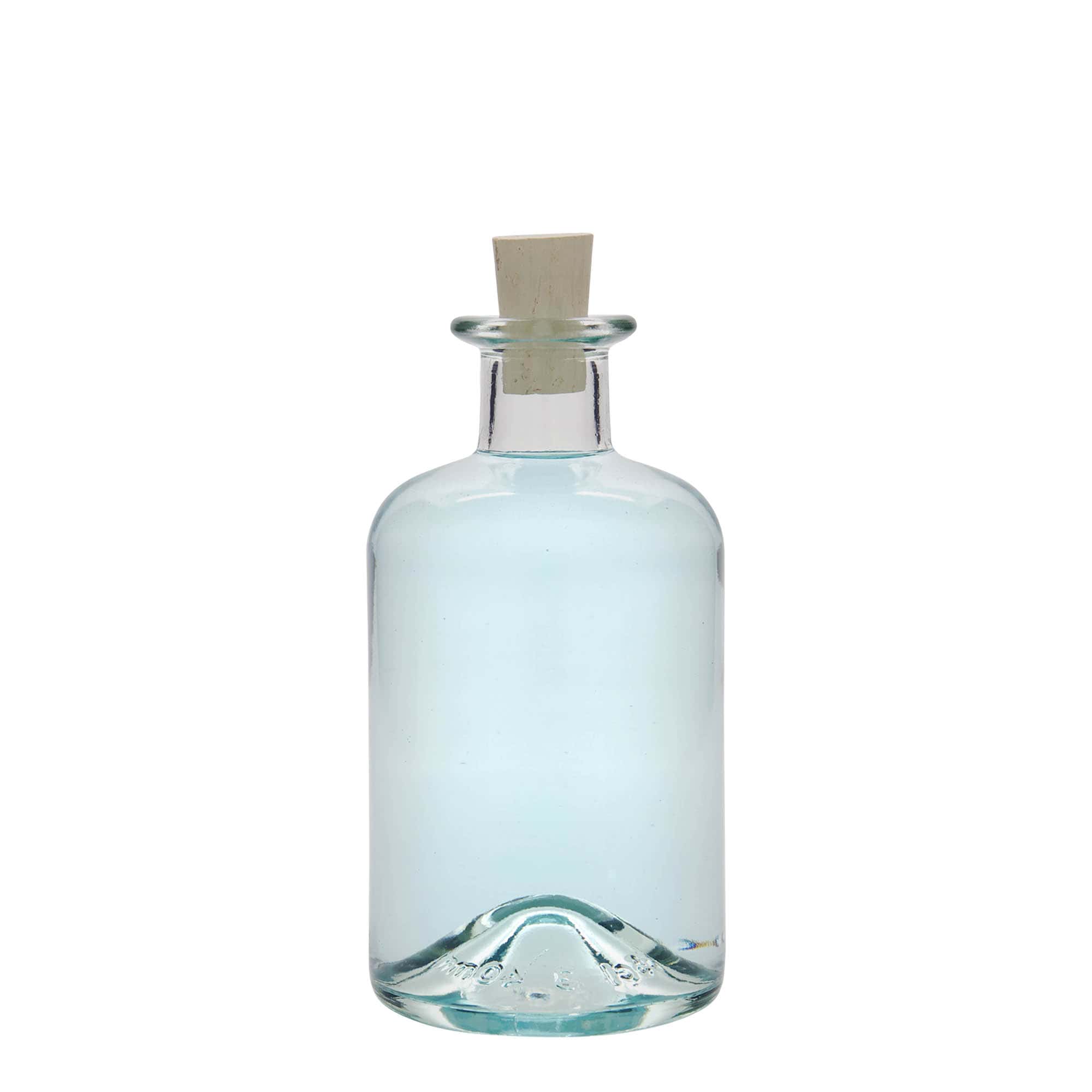 350 ml lekárnická sklenená fľaša, hrdlo: korok