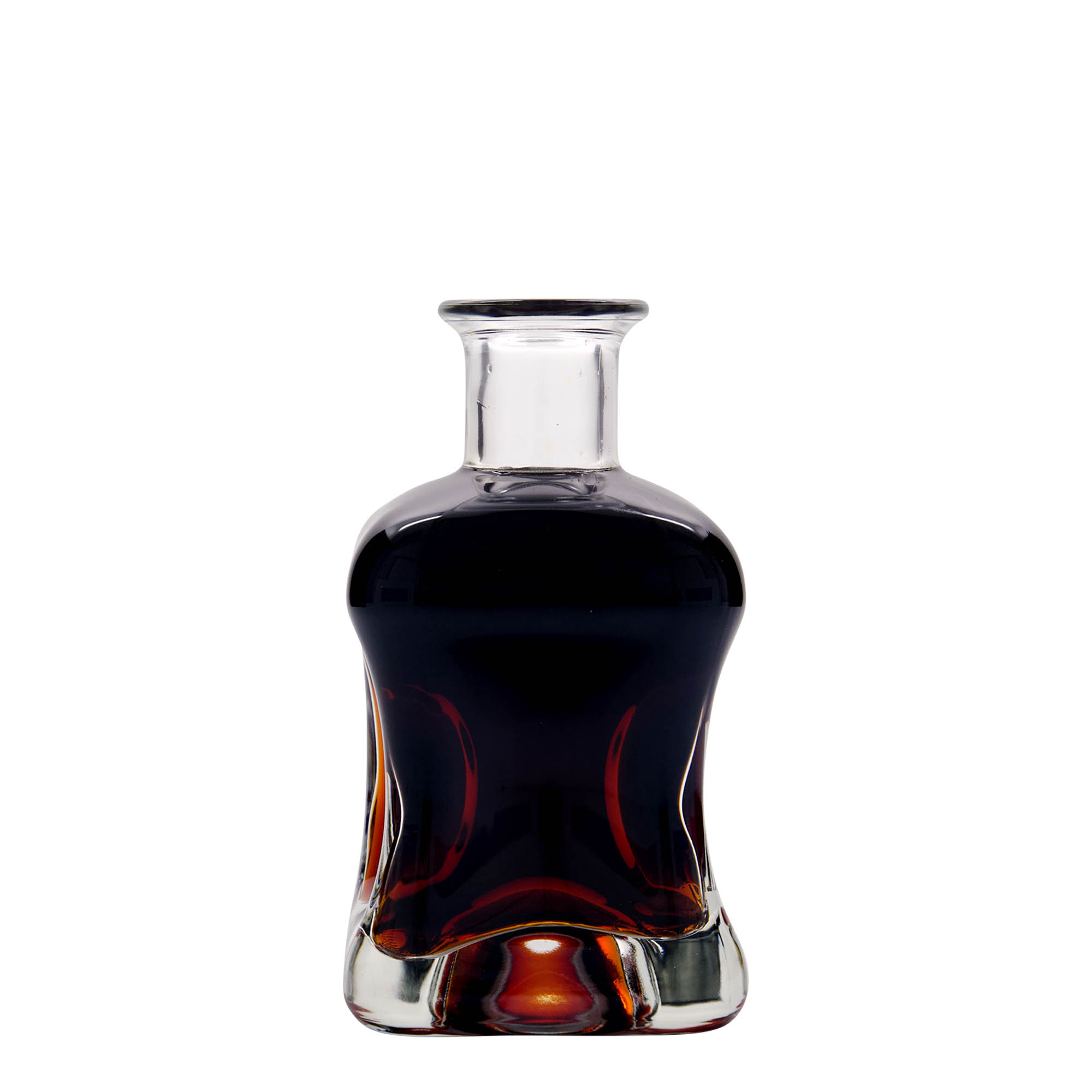 350 ml sklenená fľaša 'Dublin', štvorcová, hrdlo: korok