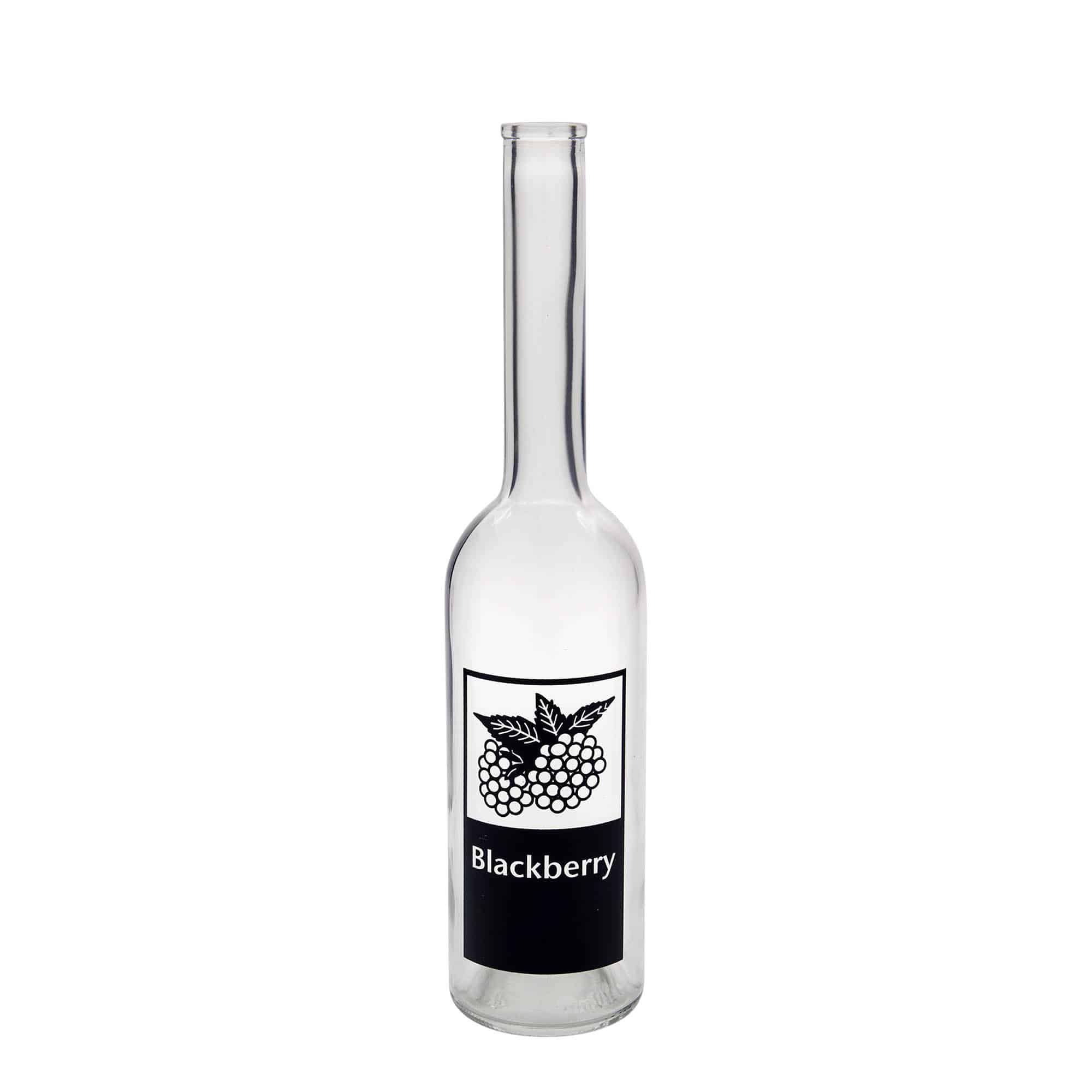 500 ml sklená fľaša „Opera“, motív: Blackberry, hrdlo: korok 500 ml sklená fľaša „Opera“, motív: Blackberry, hrdlo: korok