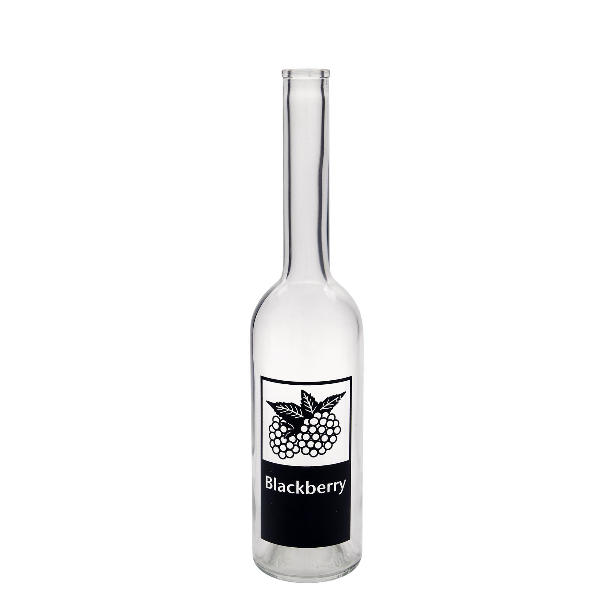 500 ml sklená fľaša „Opera“, motív: Blackberry, hrdlo: korok 500 ml sklená fľaša „Opera“, motív: Blackberry, hrdlo: korok