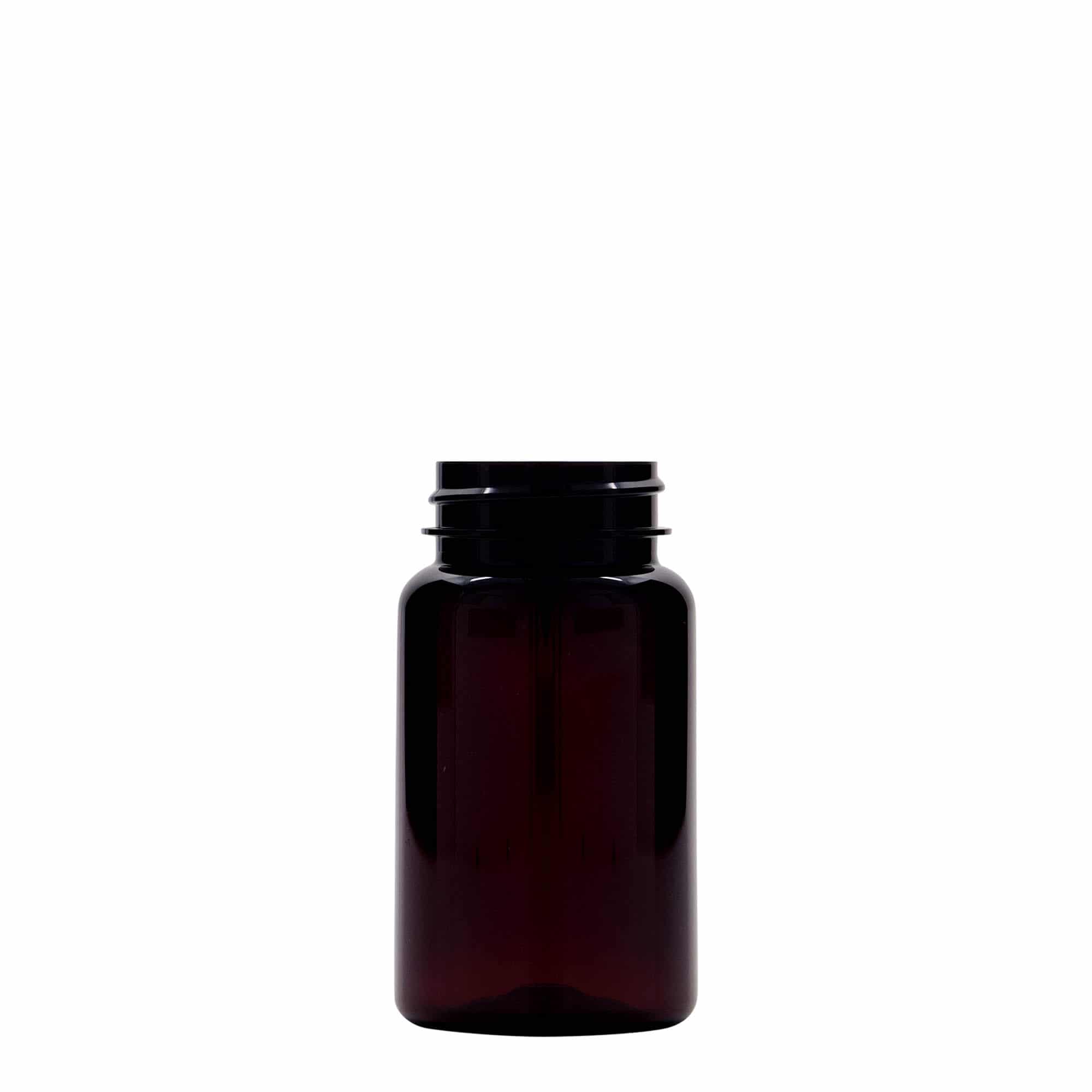 100 ml PET Packer, plast, hnedá farba, hrdlo: GPI 38/400 100 ml PET Packer, plast, hnedá farba, hrdlo: GPI 38/400