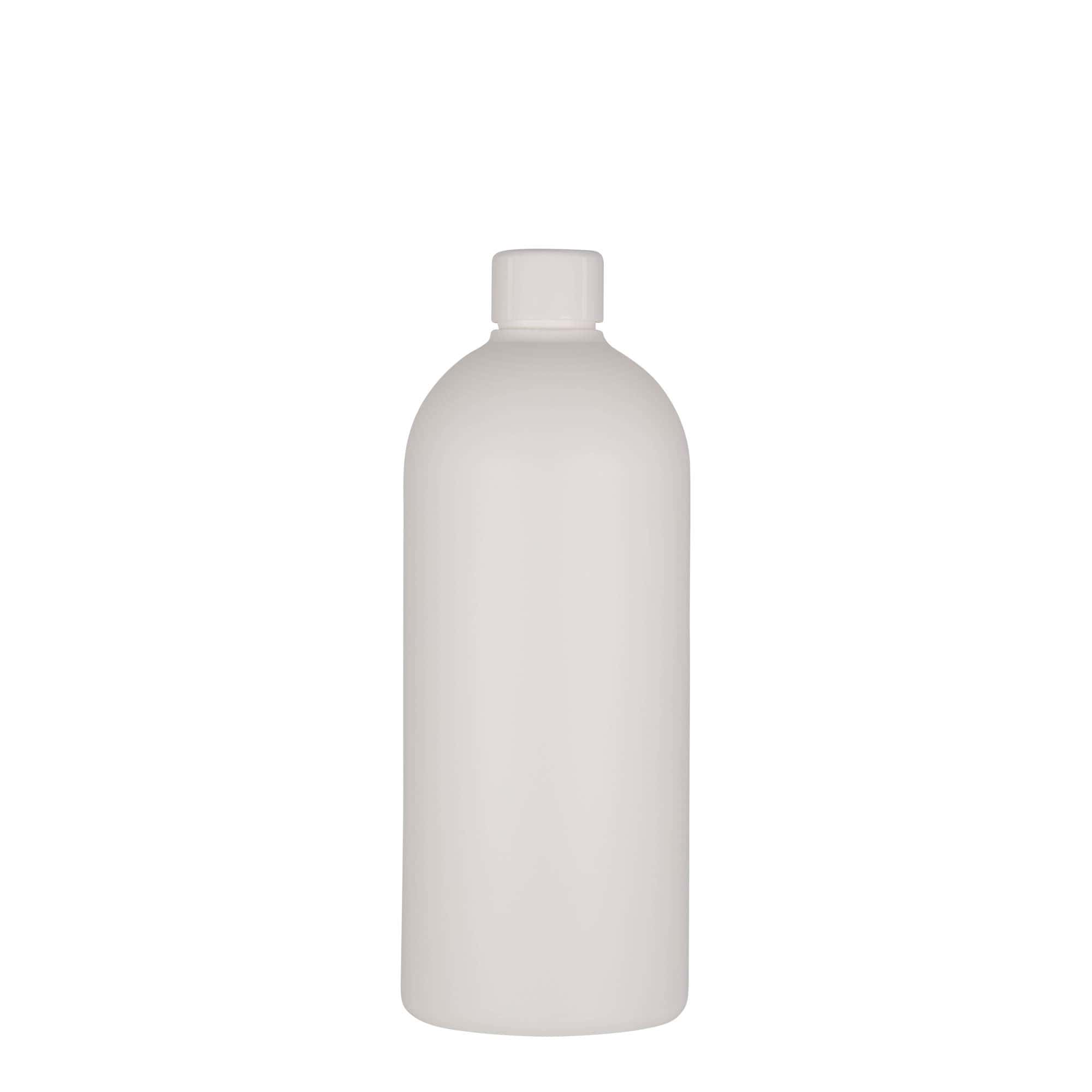 500 ml plastová fľaša 'Tuffy', HDPE, biela, hrdlo: 24/410