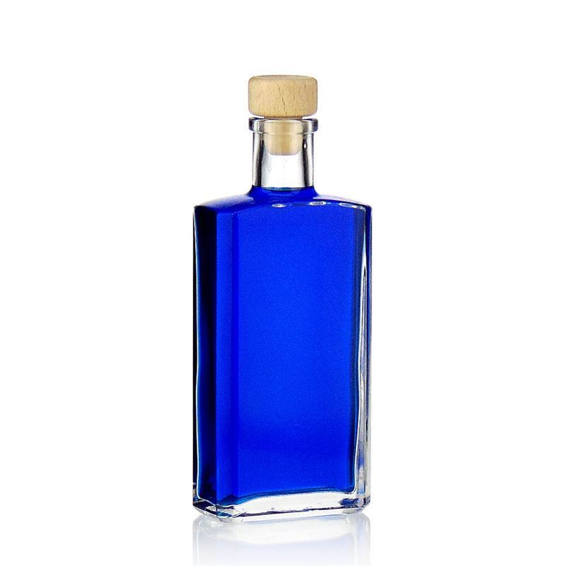 200 ml sklenená fľaša 'Shiny', obdĺžniková, hrdlo: korok 200 ml sklenená fľaša 'Shiny', obdĺžniková, hrdlo: korok