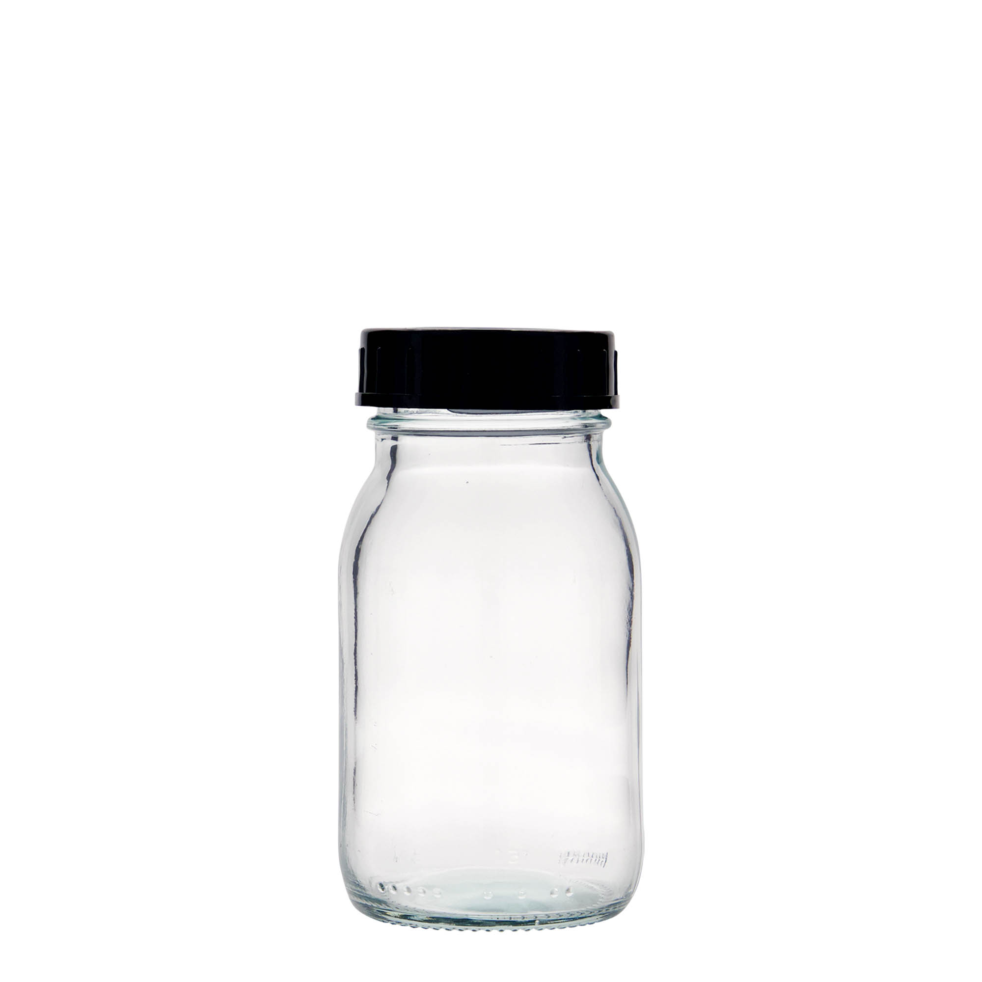 150 ml širokouhĺové sklo, hrdlo: DIN 45 150 ml širokouhĺové sklo, hrdlo: DIN 45