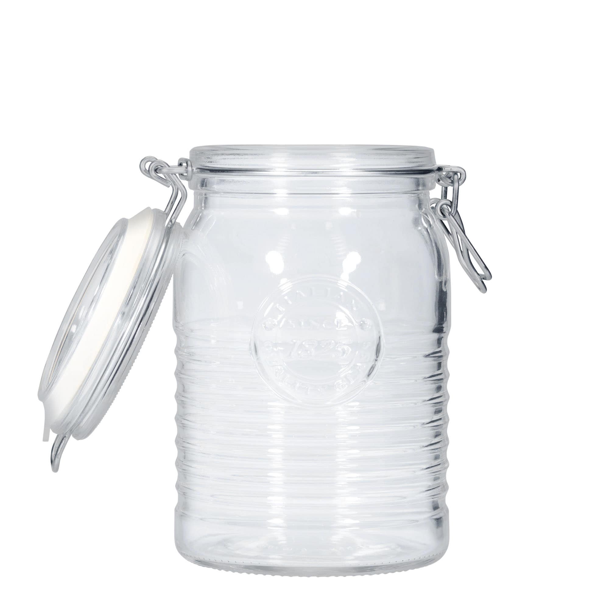 1 000 ml drôtené uzatváracie sklo 'Officina 1825', hrdlo: drôtený uzáver 1 000 ml drôtené uzatváracie sklo 'Officina 1825', hrdlo: drôtený uzáver