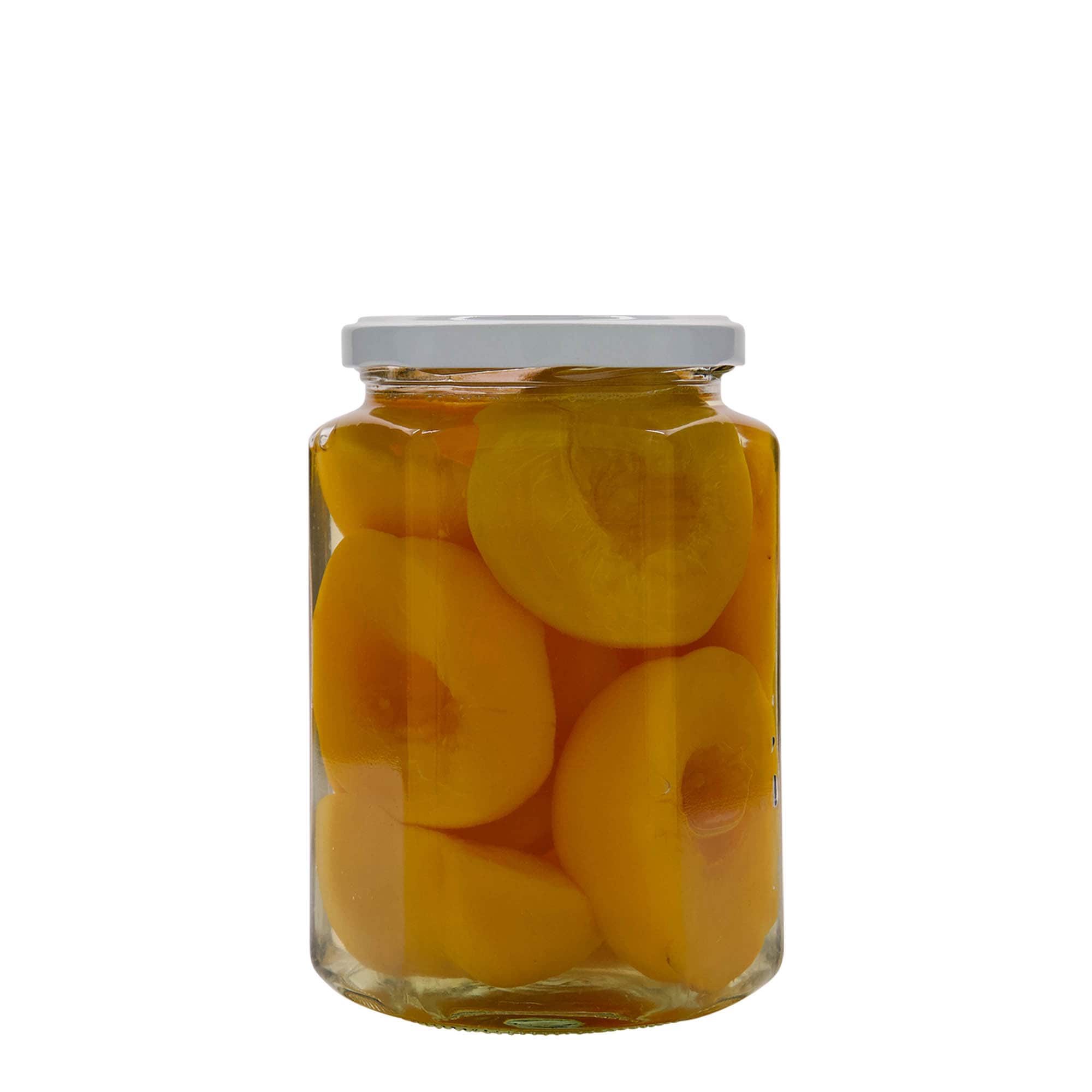 770 ml šesťhranná sklenená nádoba, hrdlo: Twist-Off (TO 82)