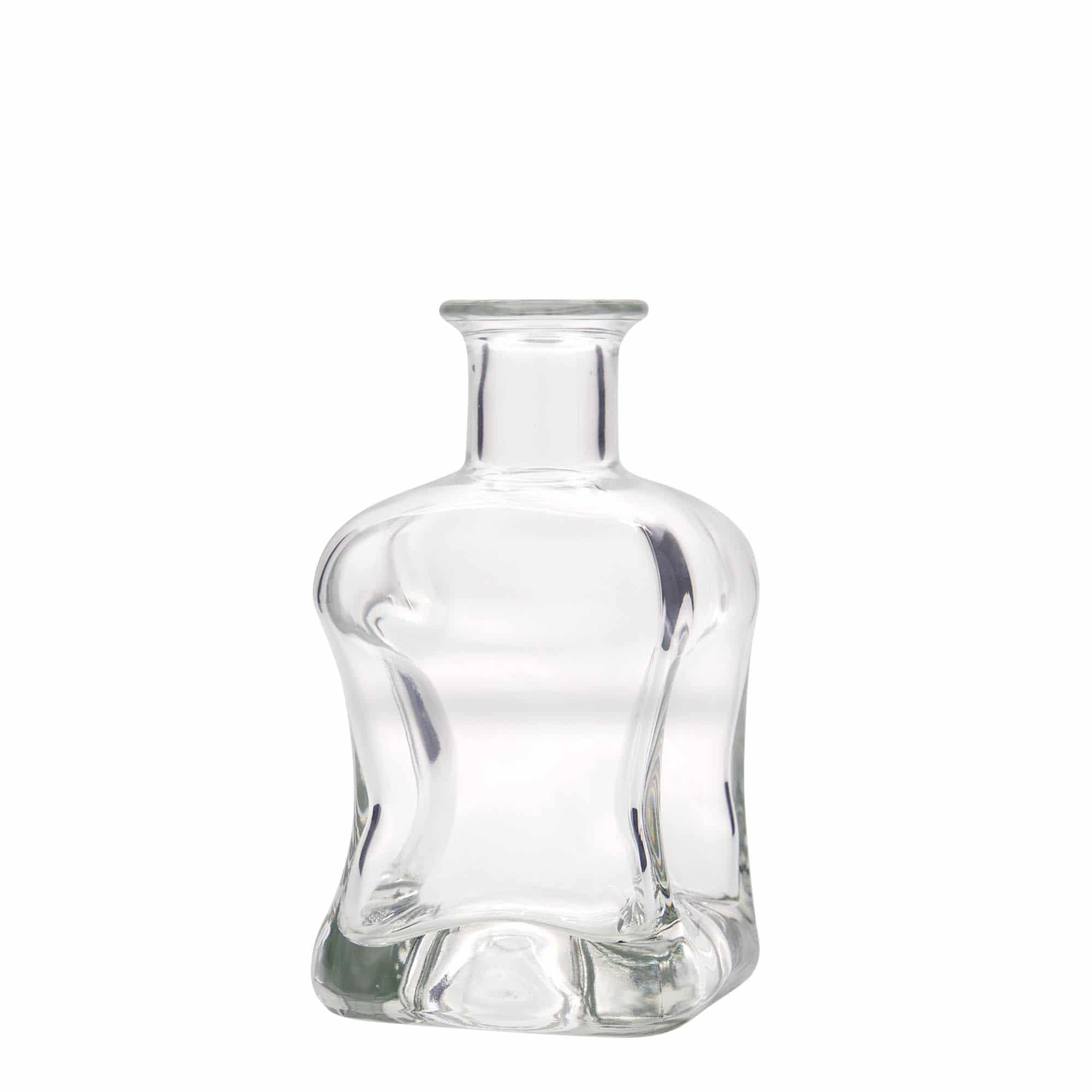 350 ml sklená fľaša „Dublin“, štvorcová, hrdlo: korok