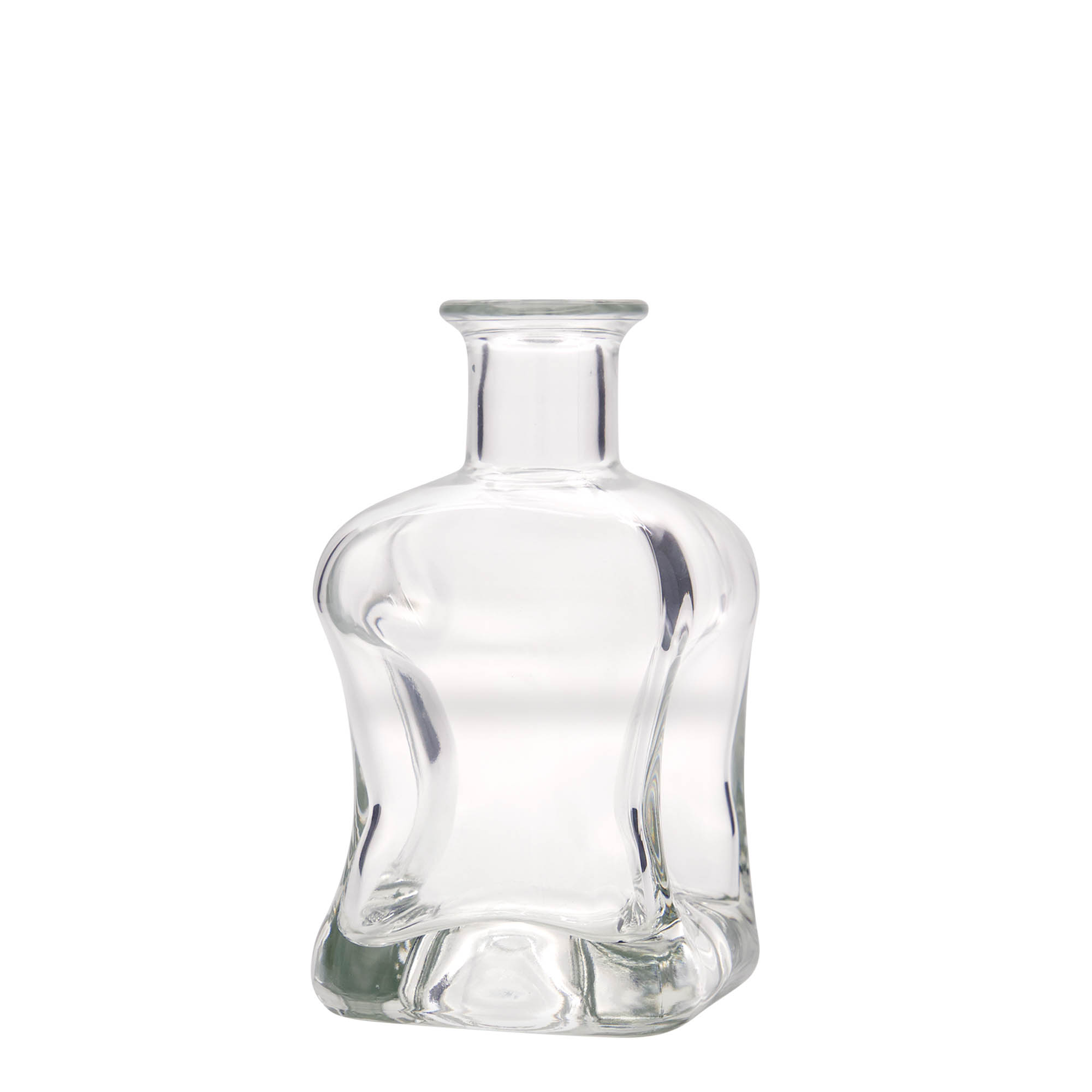 350 ml sklenená fľaša 'Dublin', štvorcová, hrdlo: korok