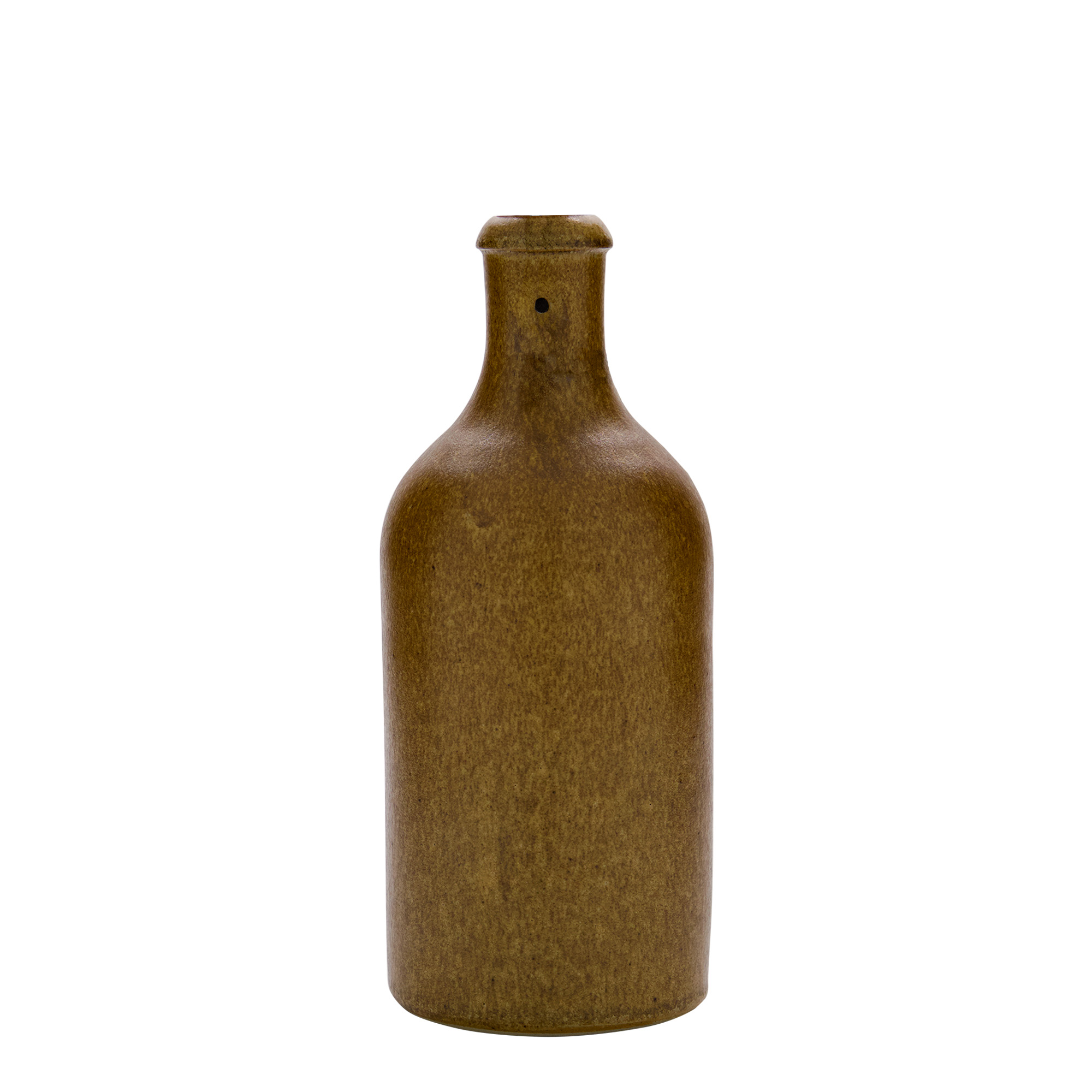 500 ml hlinený džbán, kamenina, hnedo-kryštalický, hrdlo: uzáver na pánt