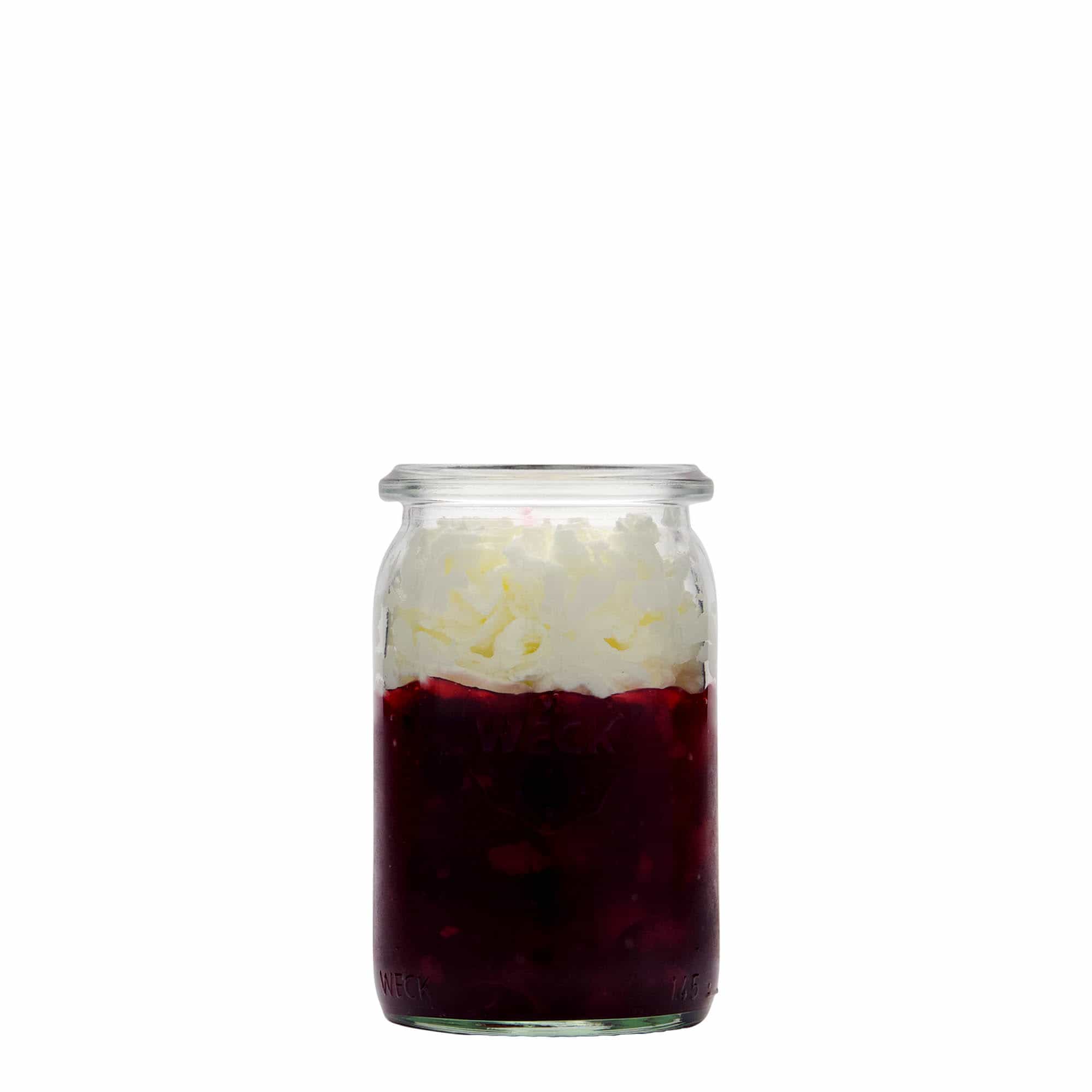 145 ml WECK valcový pohár, hrdlo: okrúhly okraj