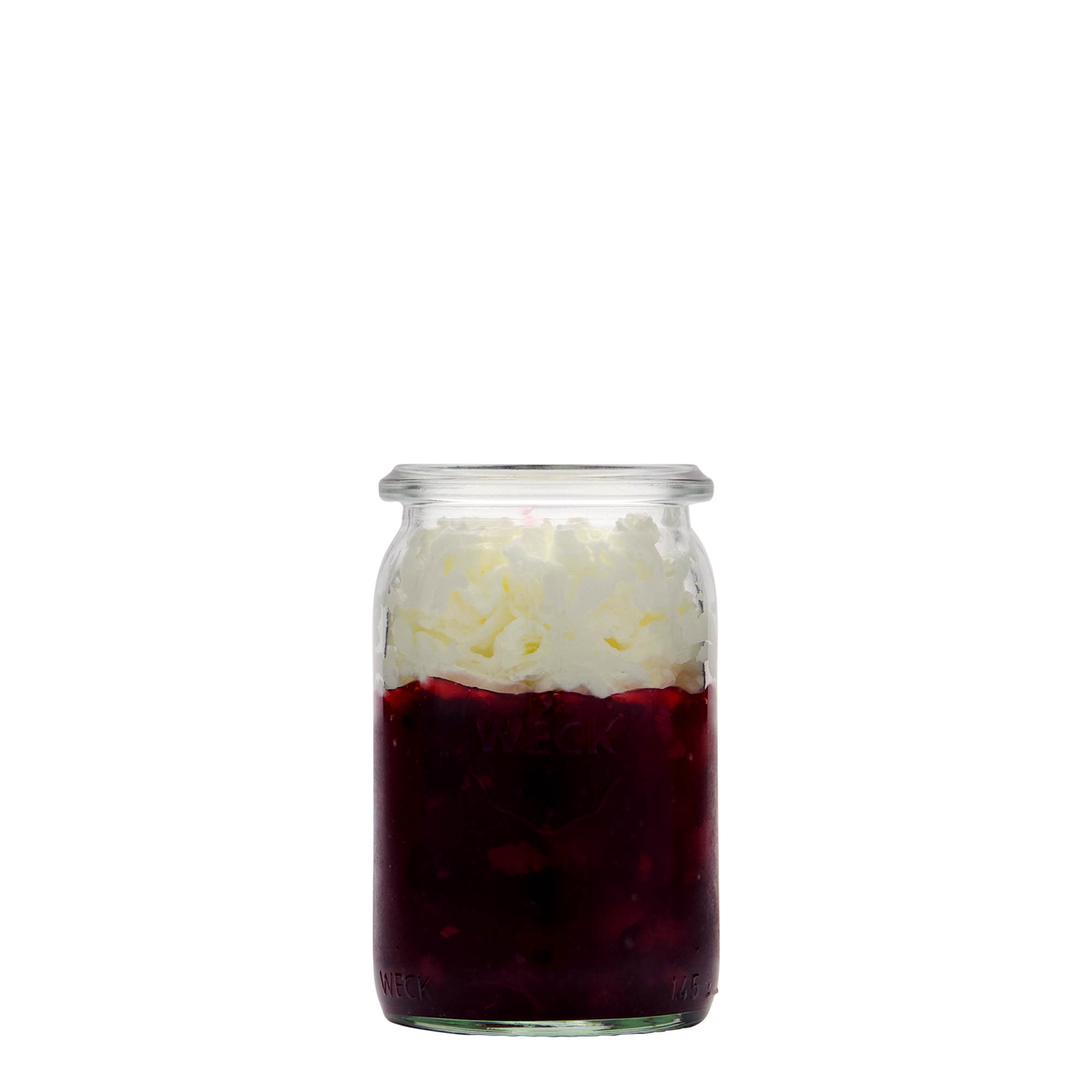 145 ml WECK valcová nádoba, otvor: okrúhly okraj