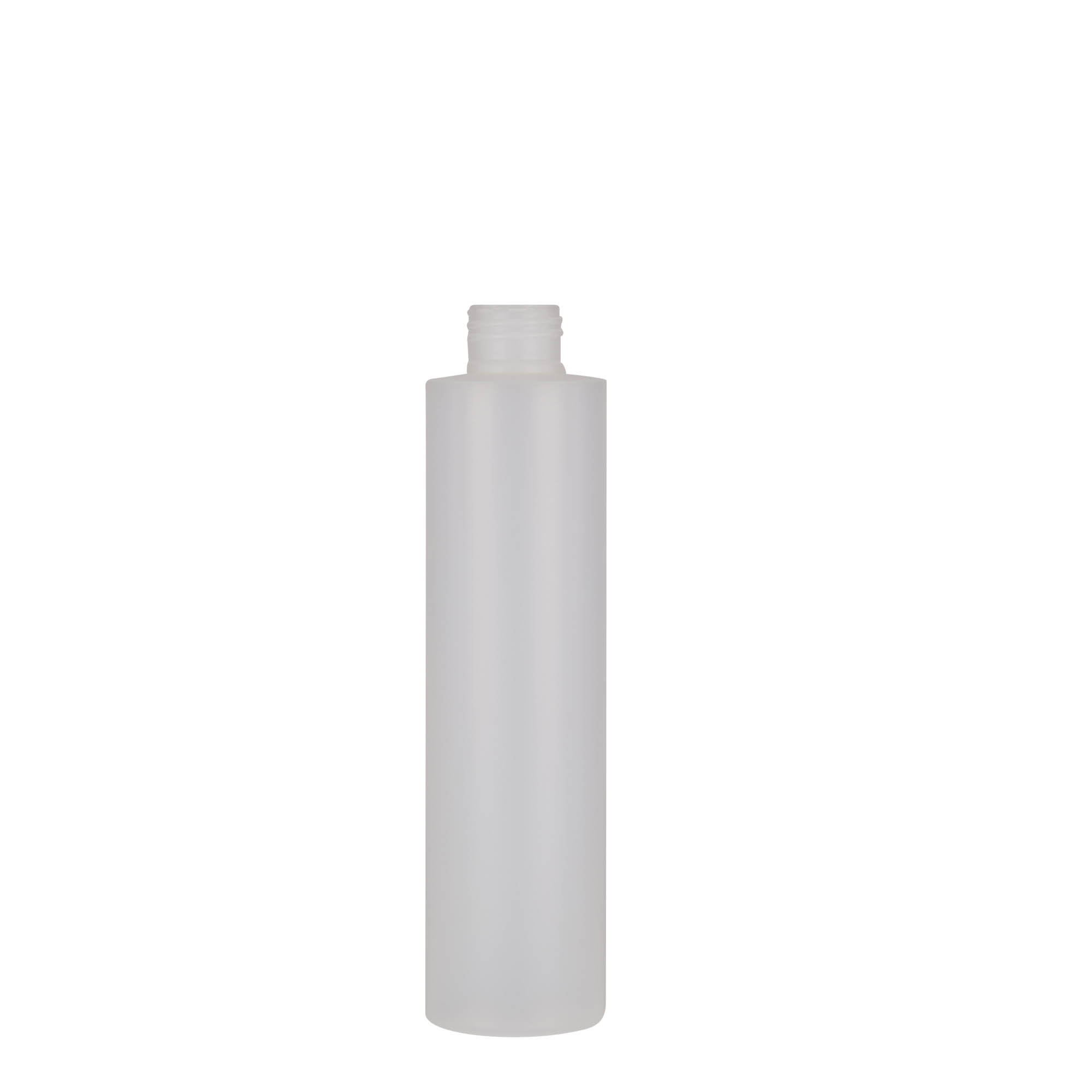 200 ml plastová fľaša 'Pipe', HDPE, prírodná, hrdlo: 24/410 200 ml plastová fľaša 'Pipe', HDPE, prírodná, hrdlo: 24/410