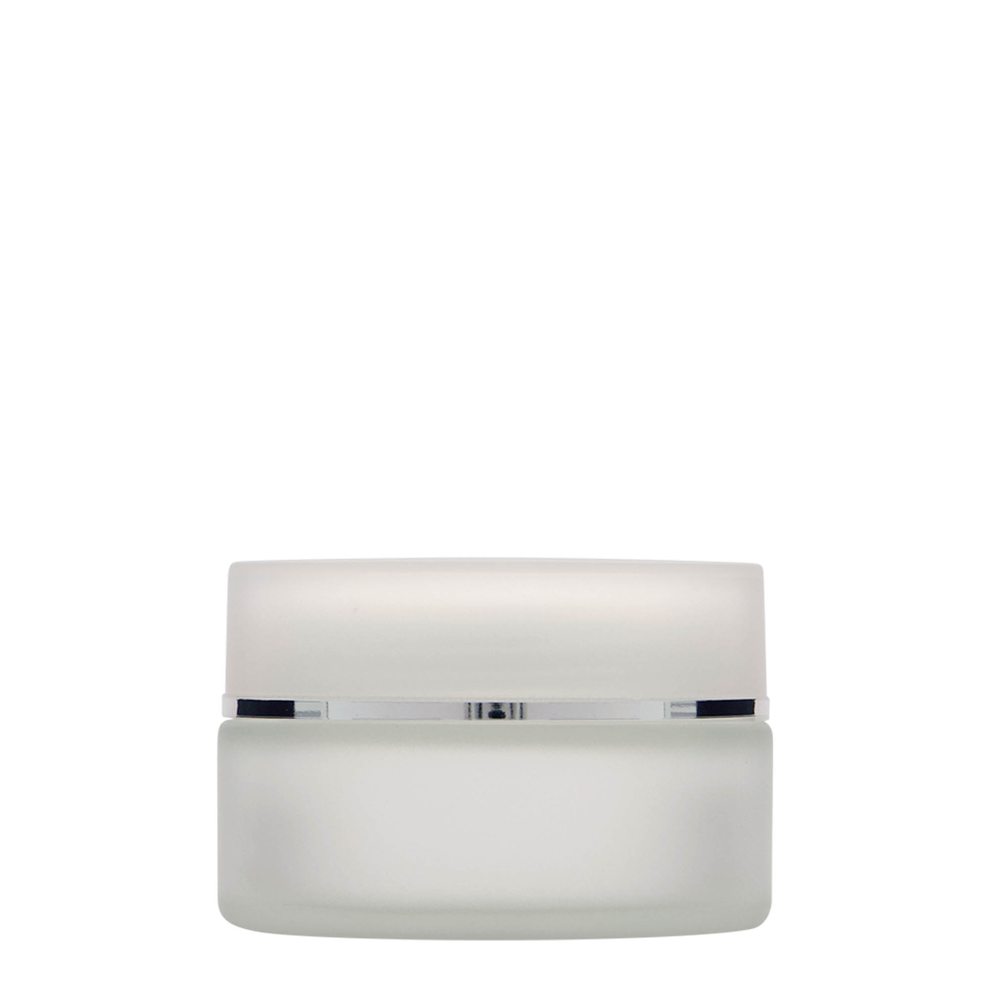 100 ml téglik 'Platin Edition', sklo, matné, hrdlo: závitové uzáver 100 ml téglik 'Platin Edition', sklo, matné, hrdlo: závitové uzáver