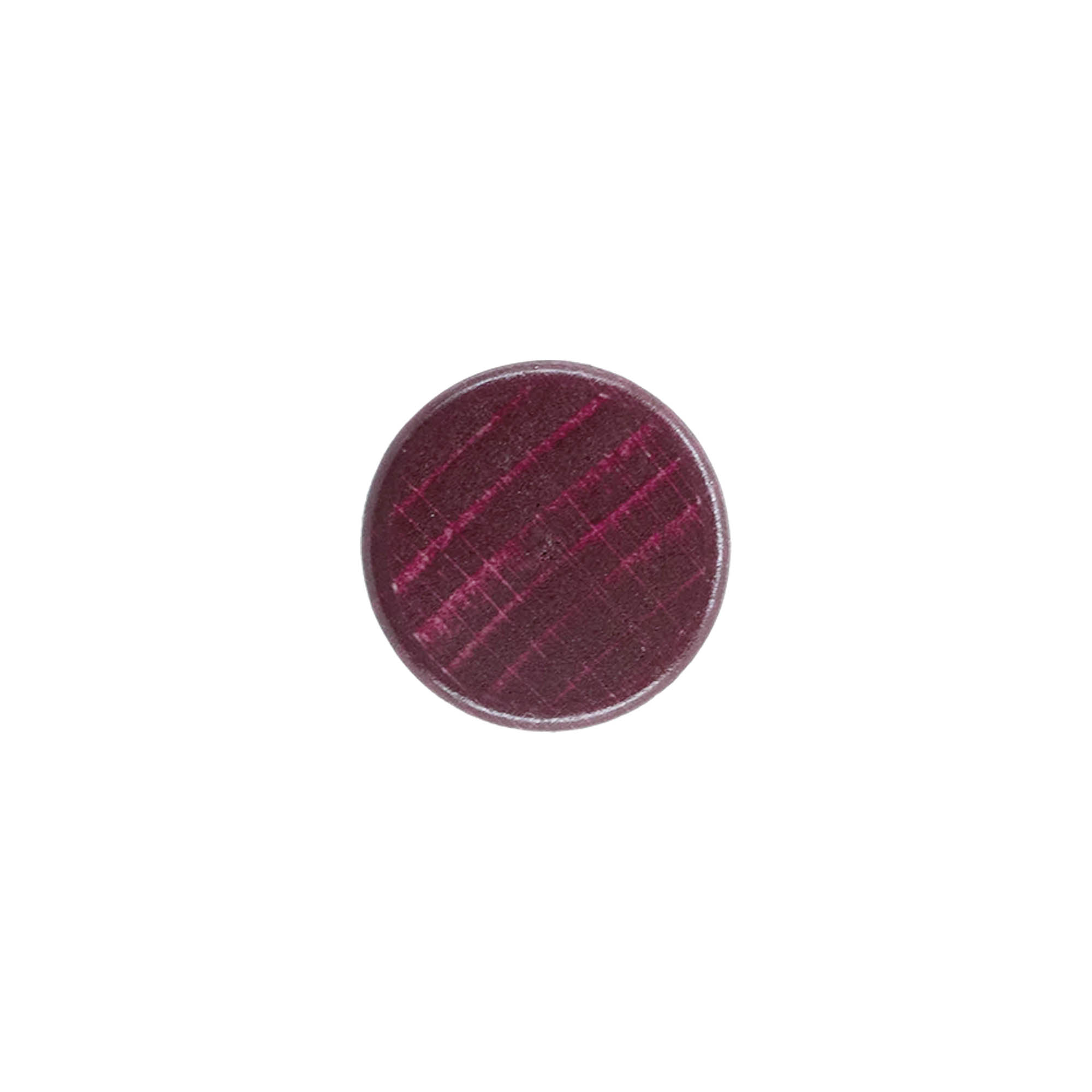 Rukoväťový korkový uzáver 19 mm, drevo/plast, bordová, na ústie: korkový uzáver