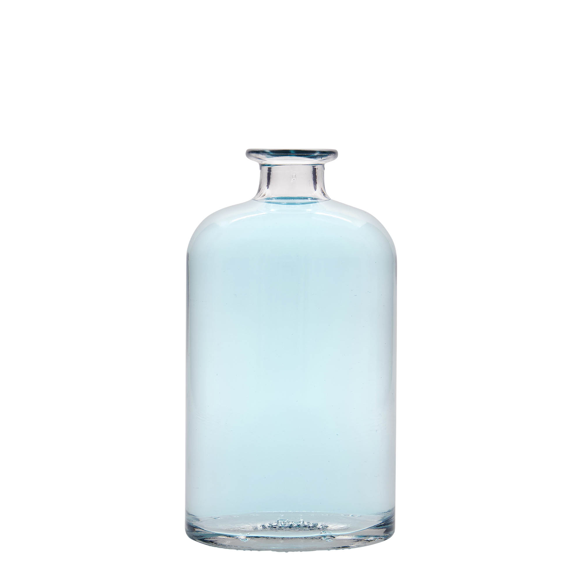 500 ml sklenená fľaša 'Dundee', oválna, hrdlo: korok