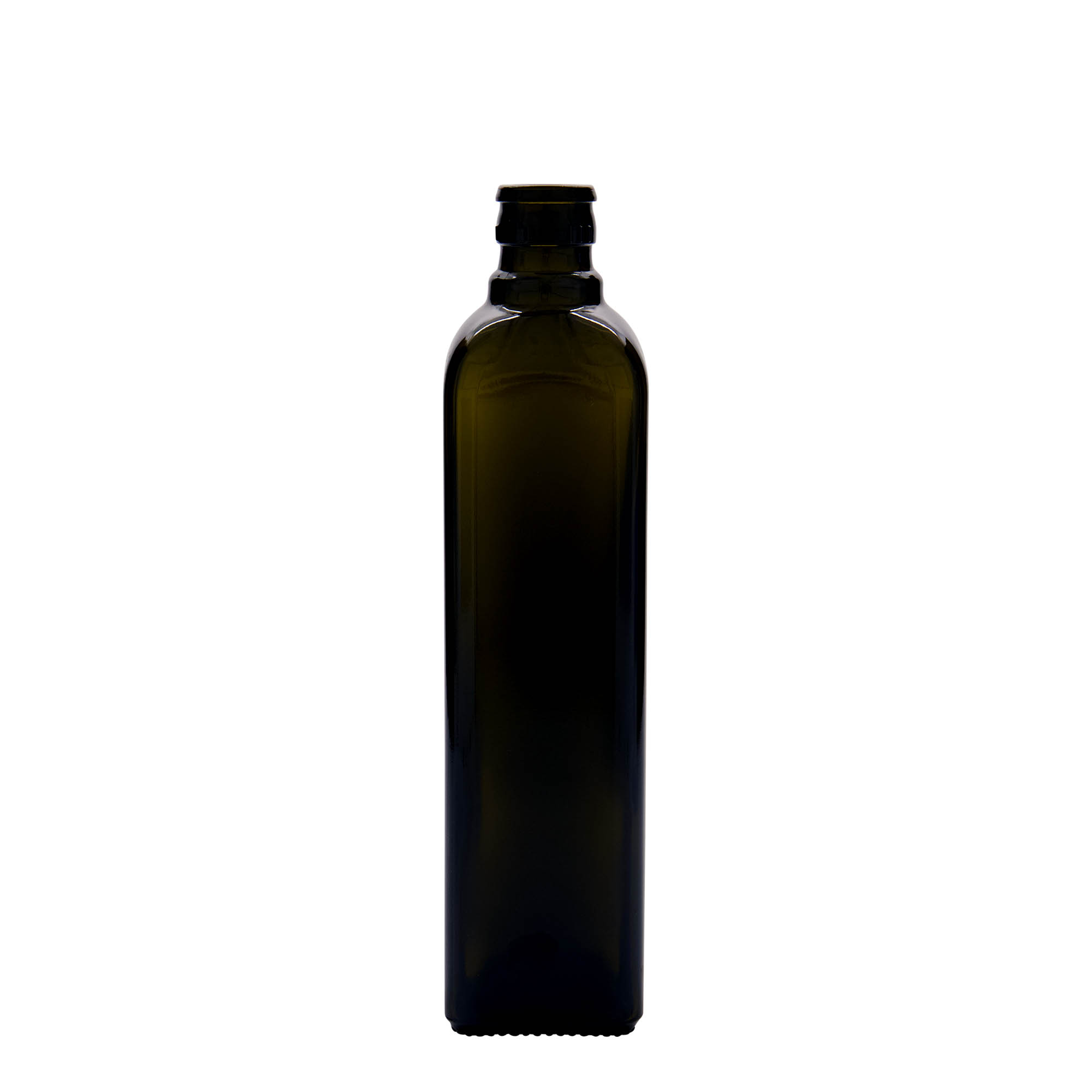 500 ml fľaša na ocot/olej 'Quadra', sklo, štvorcová, antikzelená, hrdlo: DOP 500 ml fľaša na ocot/olej 'Quadra', sklo, štvorcová, antikzelená, hrdlo: DOP