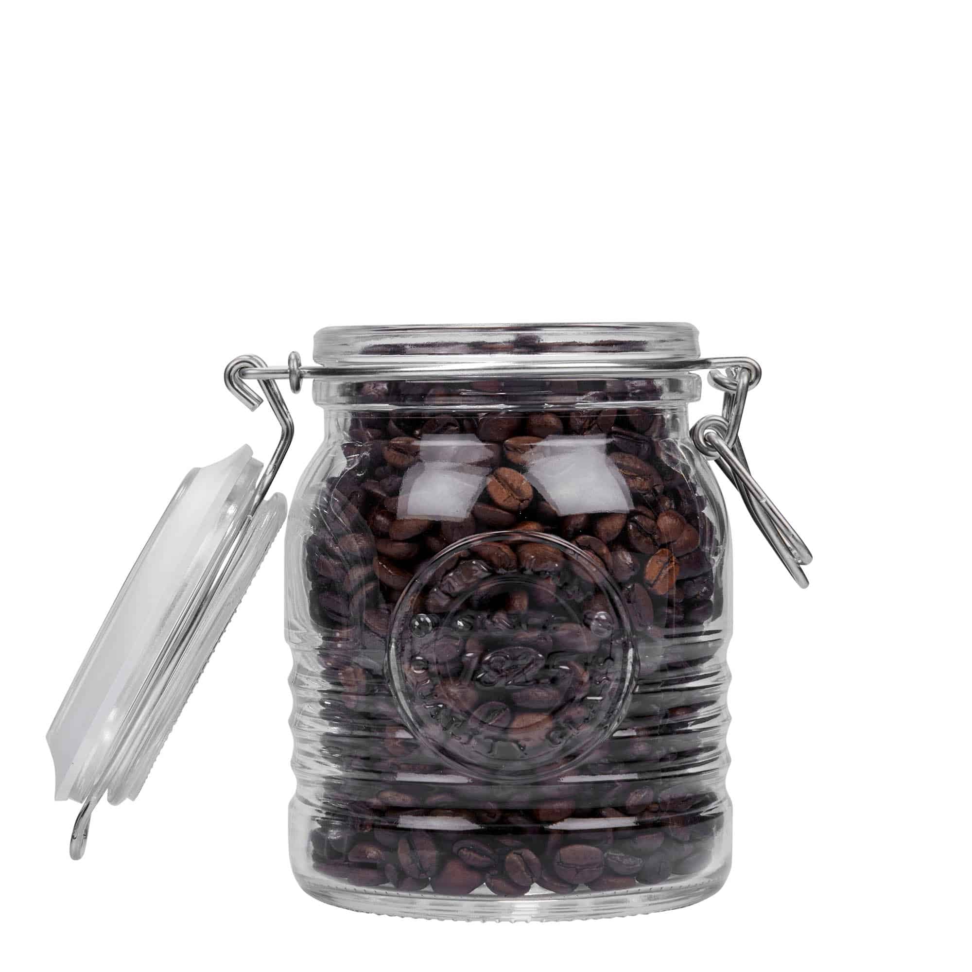 500 ml pohár so strmeňovým uzáverom „Officina 1825“, hrdlo: strmeňový uzáver