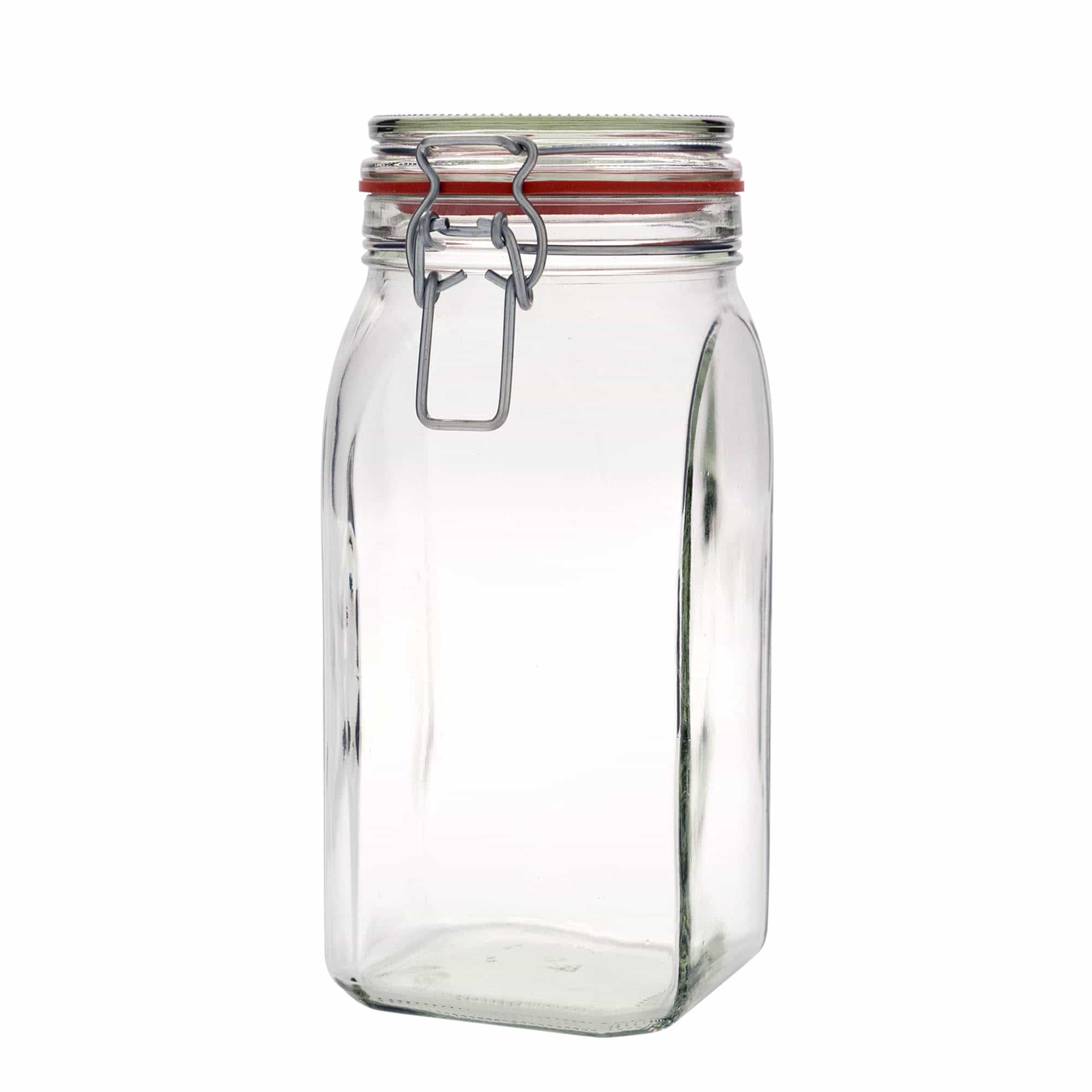 1 540 ml pohár so strmeňovým uzáverom, štvorcový, hrdlo: strmeňový uzáver